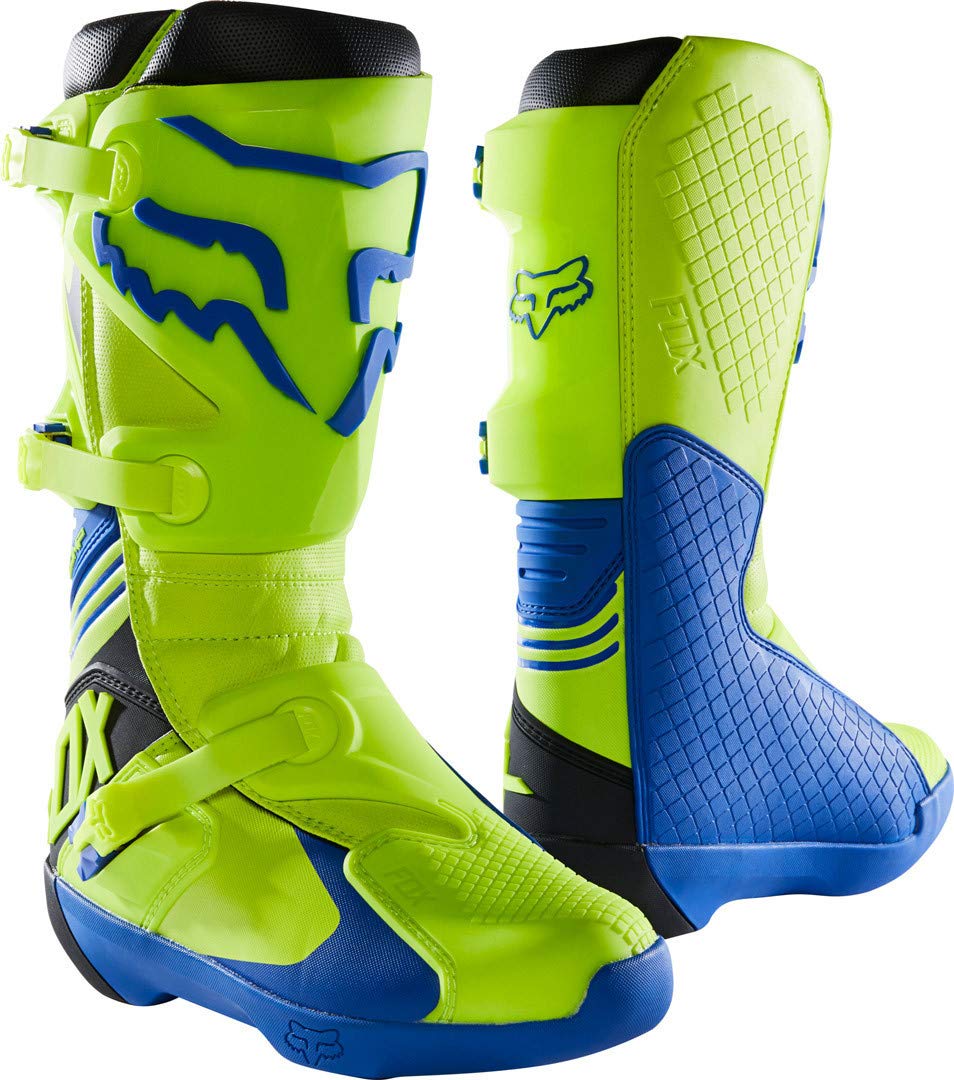 Fox Racing Mens Comp Motocross Dirt Bike Boots, Black, 9