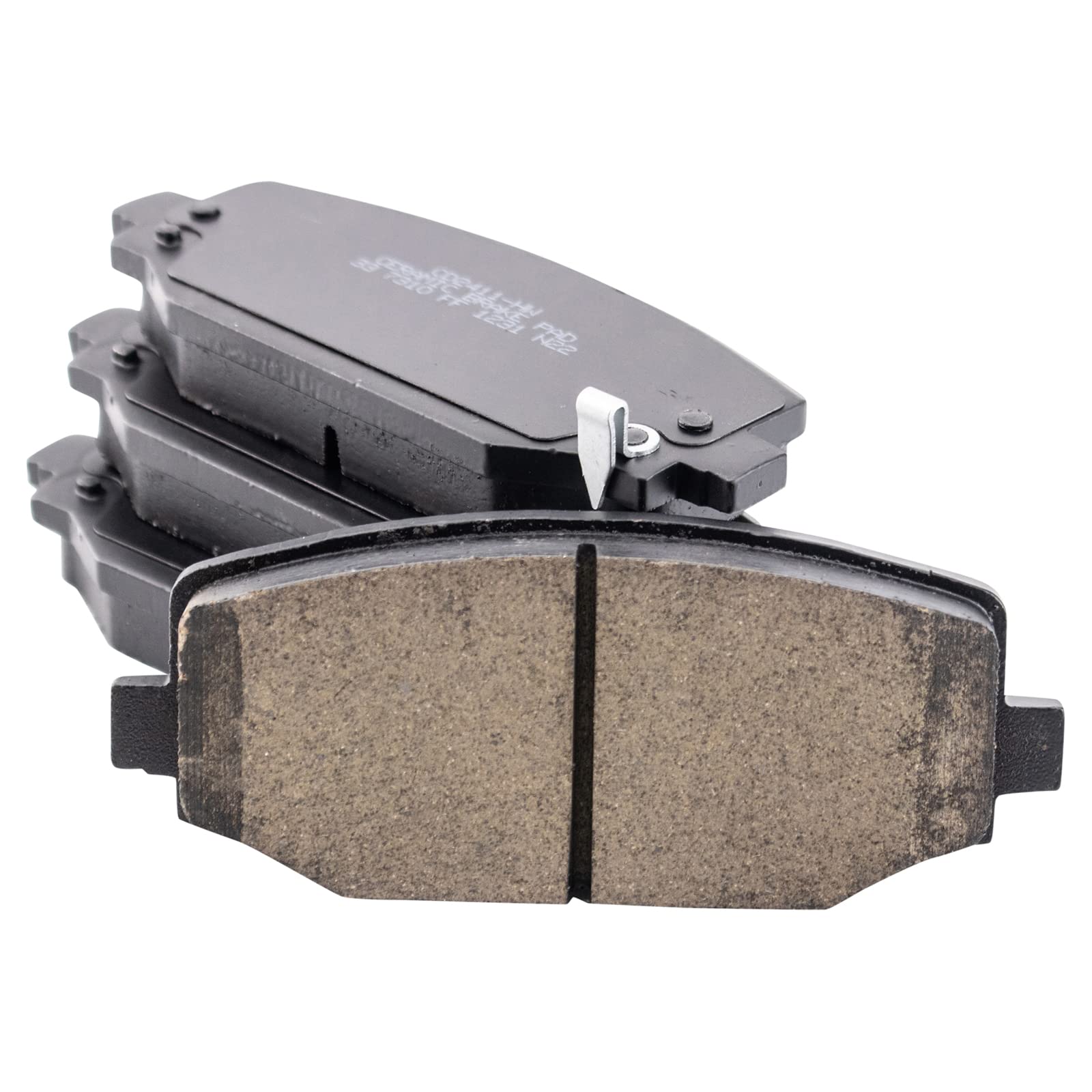TRQ Rear Brake Pads Ceramic Compatible with 2021-2022 Jeep Grand Cherokee L