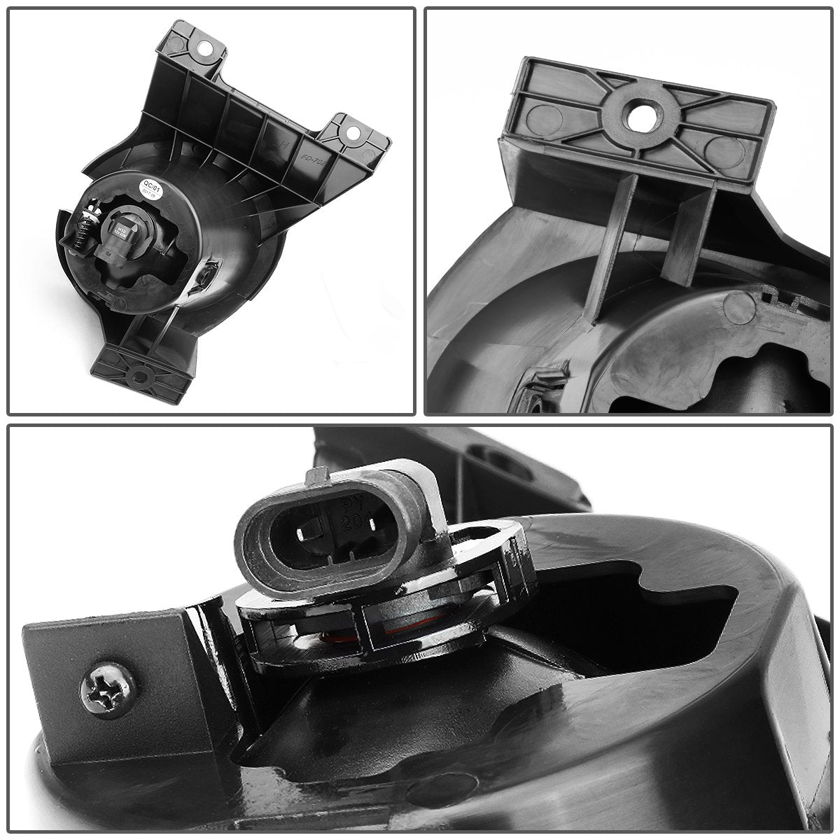 Dna Motoring Fl-Ztl-811-Am Fog Light Assembly (Driver & Passenger Side)