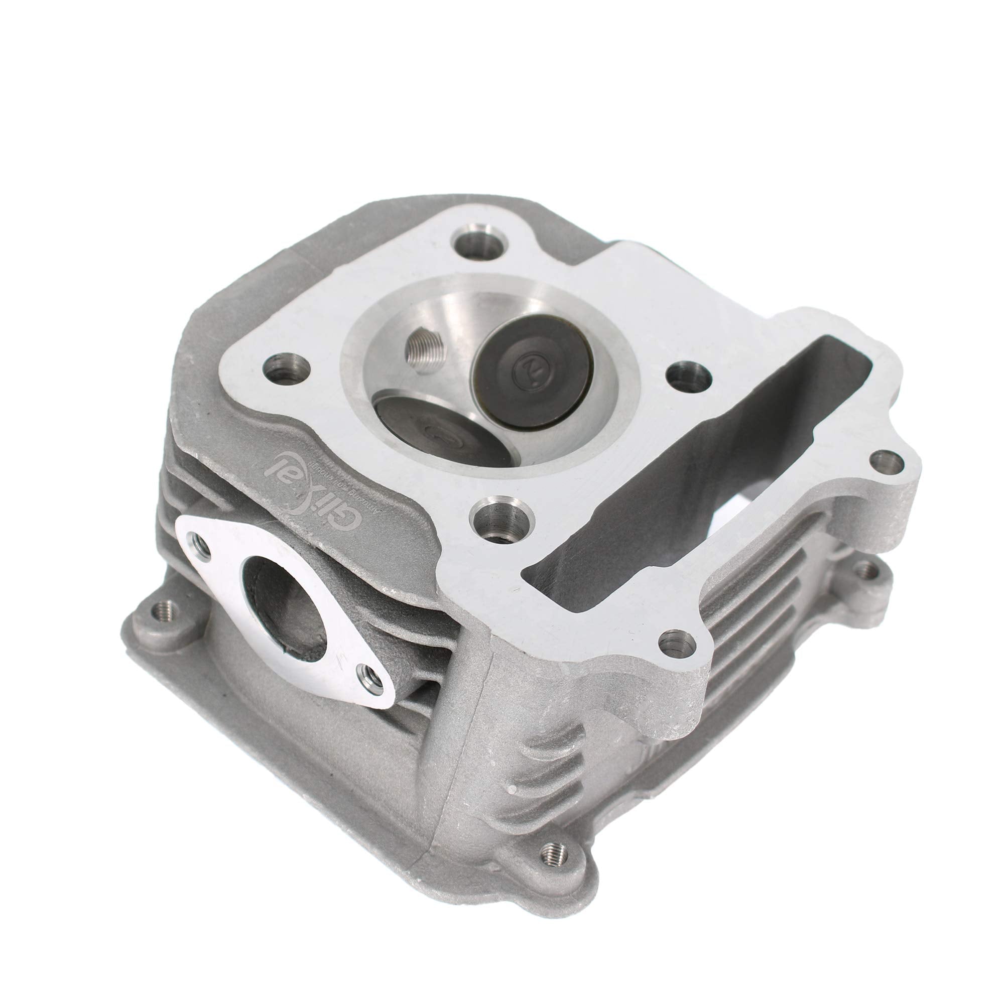 Glixal ATGT-018 GY6 125cc to 150cc 57.4mm Cylinder Head Asyy with Valves set for 152QMI 157QMJ Scooter Moped ATV Go Kart Quad En