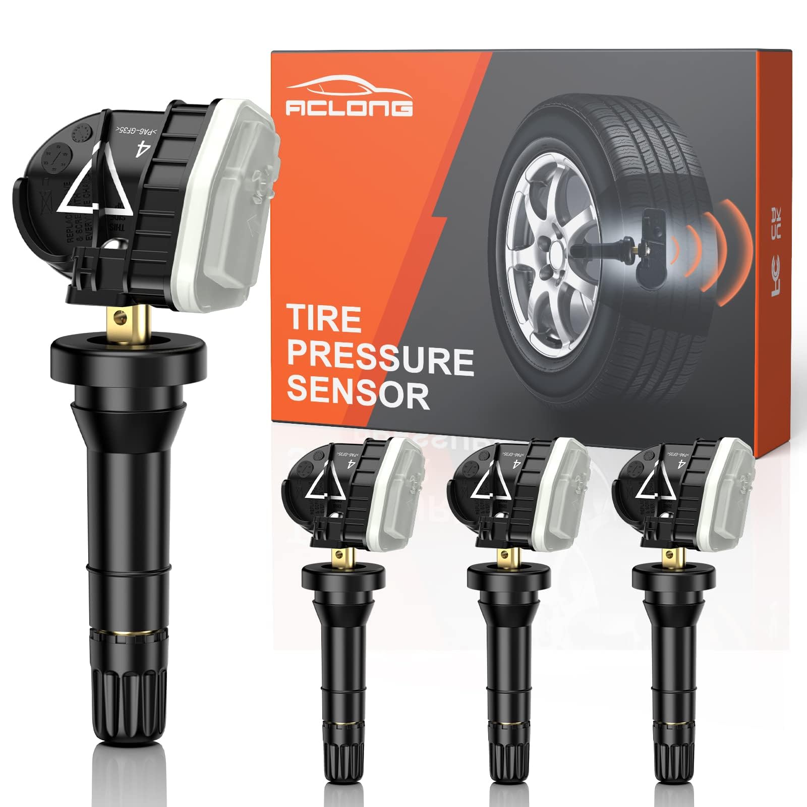 GEARMEISTER Tpms Sensor, 433MHZ Tire Pressure Sensor for Chevrolet/Buick/Cadillac/GMC Acadia Sierra 2016-2022, Pre-Programmed TP