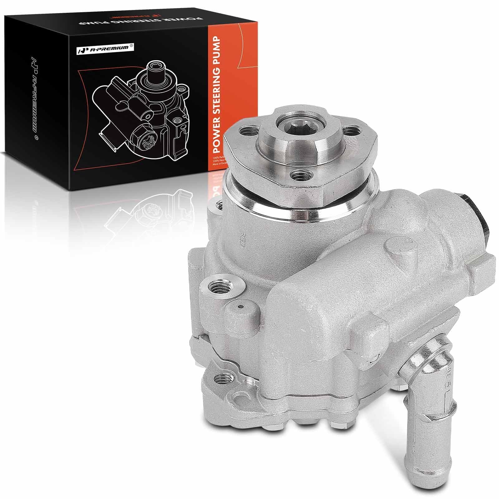 A-Premium Power Steering Pump Compatible with Volkswagen Jetta 1999-2005, Golf 1999-2006, Beetle 1998-2006, 1.9L Diesel, Replace