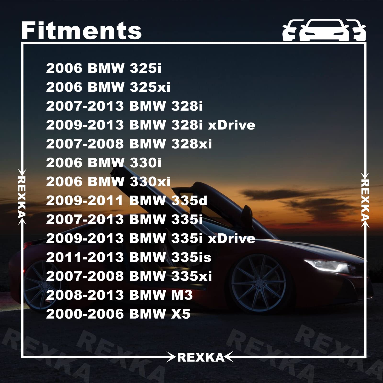 Rexka 40Pcs Interior Trim Moulding Door Retainer Trim Finisher Clips E46 E90 E91 X5 Compatible With Bmw E46 E90 E91 E92 320I 323I 325I 328I 330I M3 X5 E53 07149158194