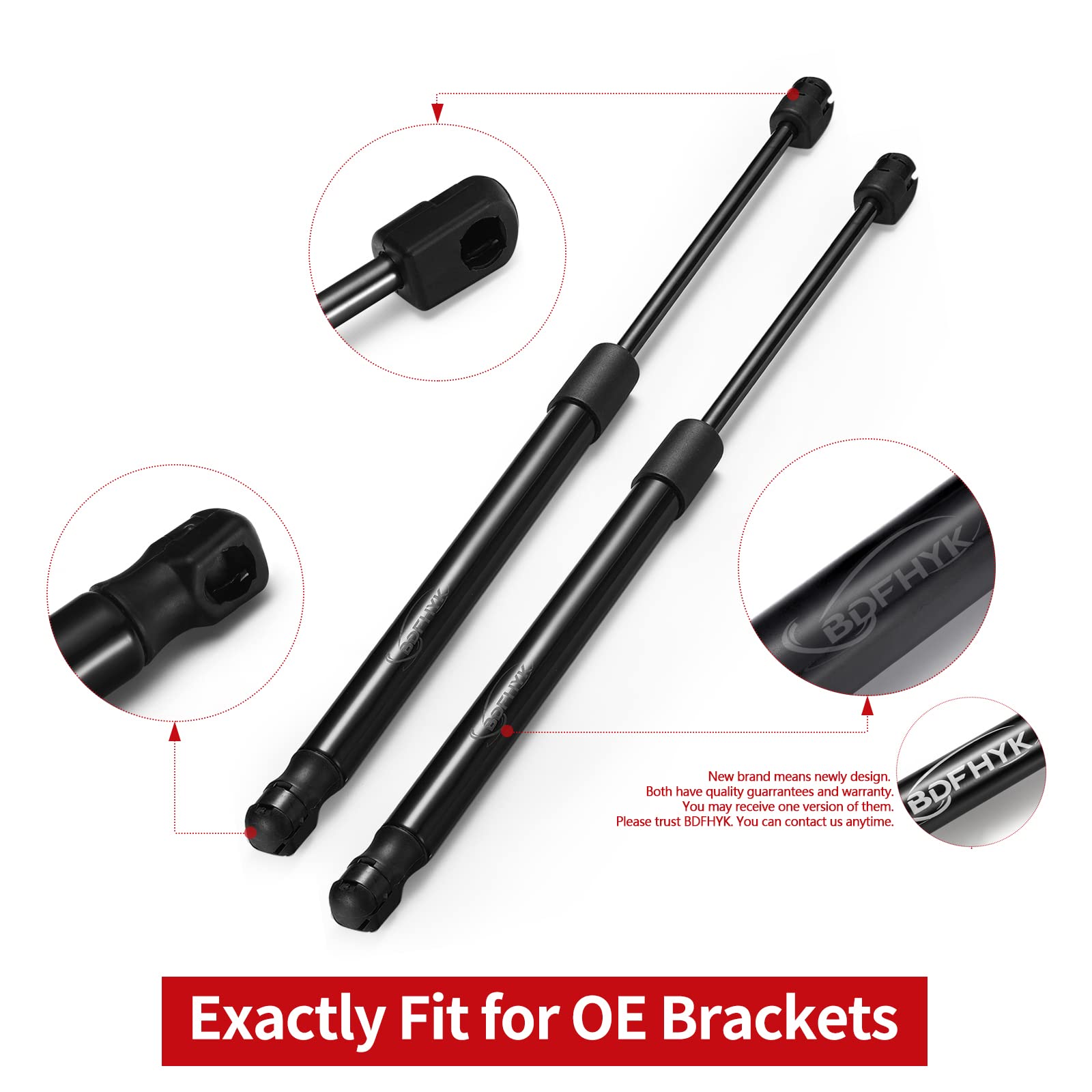 Hood Struts Lift Supports Car Hood Holder Bdfhyk Gas Spring For Dodge Ram 1500 2500 3500 4500 5500 Rust Resistant 4364 Trunk, 2