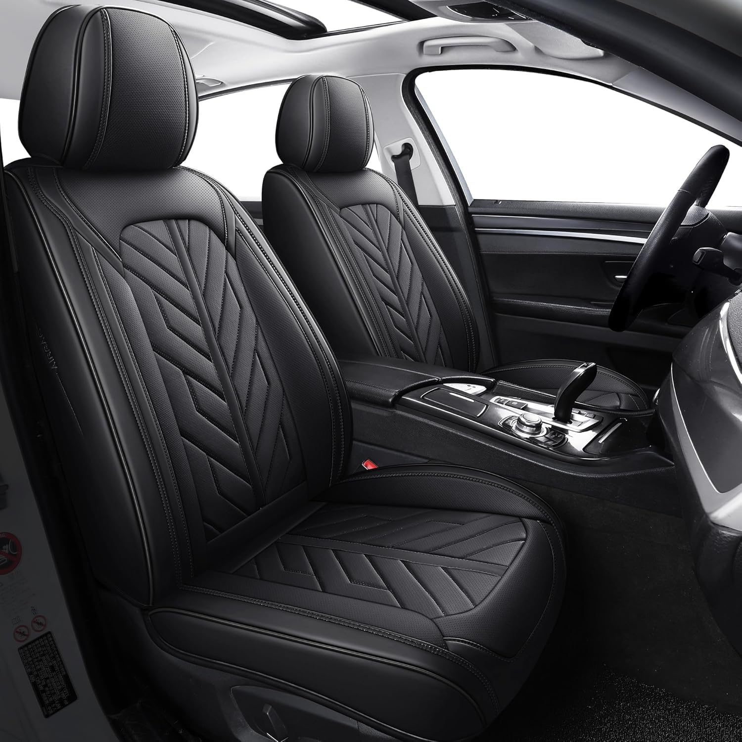 Tomatoman Front Seat Covers Compatible with Hyundai Tucson Nissan Altima Sentra Maxima Rogue Versa Honda Insight Accord Hrv Odys