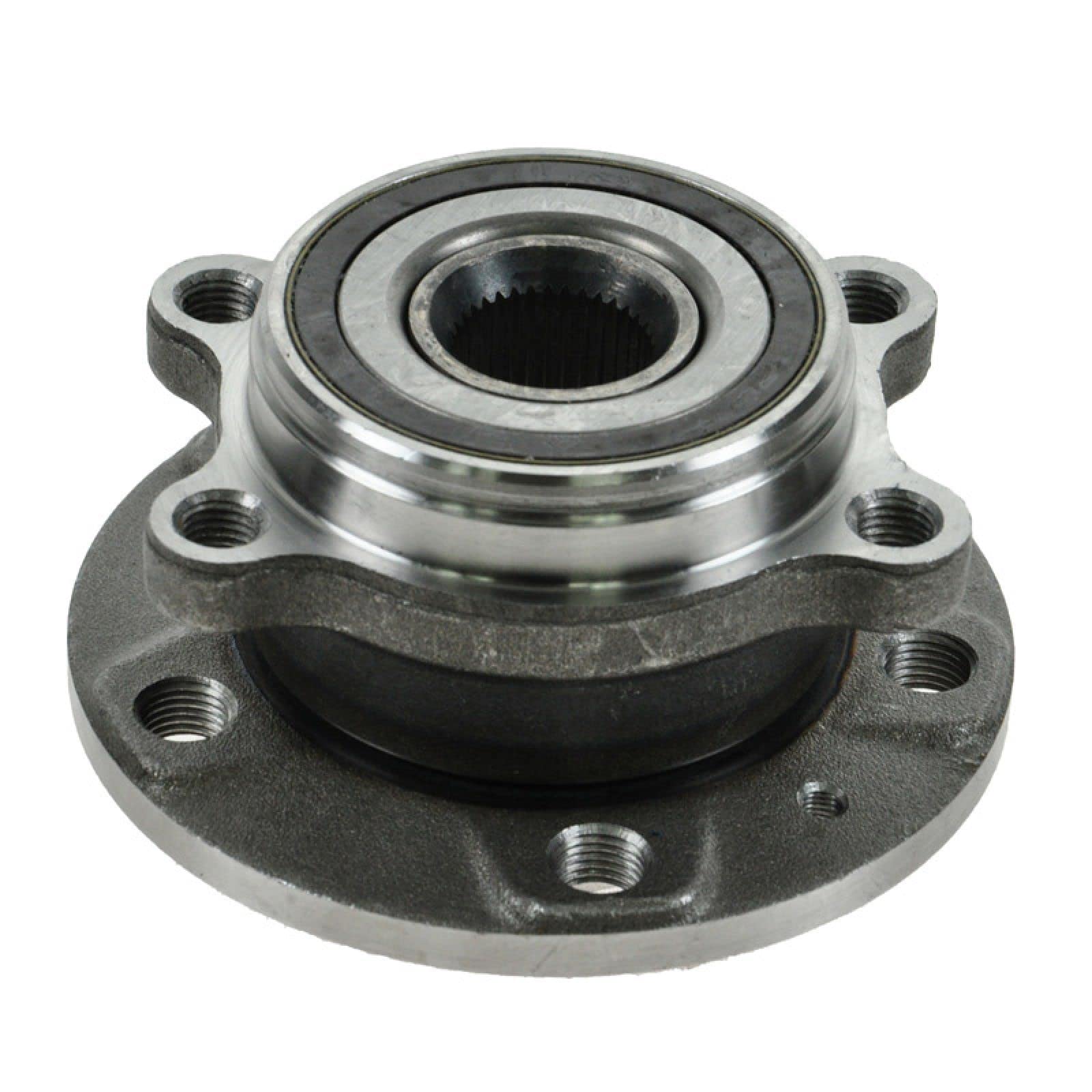 Trq Wheel Bearing & Hub Assembly Set Fits 2008-2018 Audi 2005-2022 Volkswagen