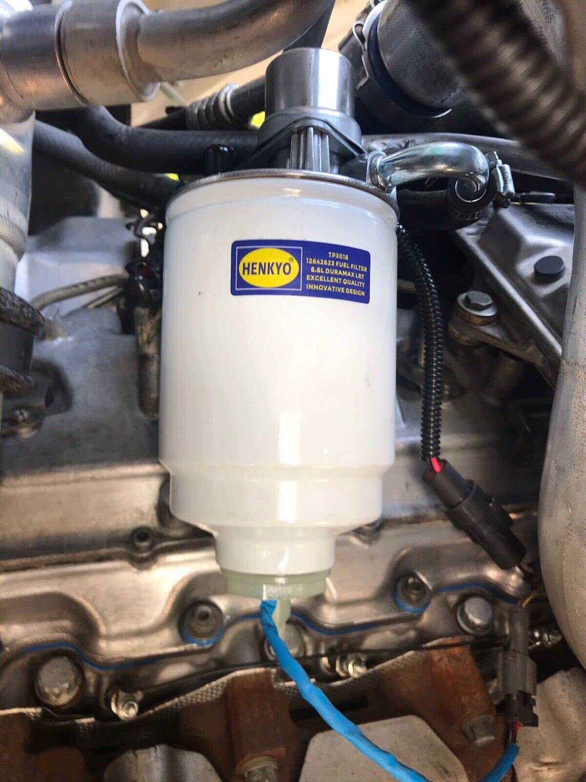 Fuel Filter Housing 2001-2004 Chevrolet 6.6L Duramax Lb7 Diesel Engine Silverado 2500 Hd Silverado 3500 Gmc 6.6L 6599Cc 403Cu Sierra 2500 Hd Sierra 3500 Oem 97780061