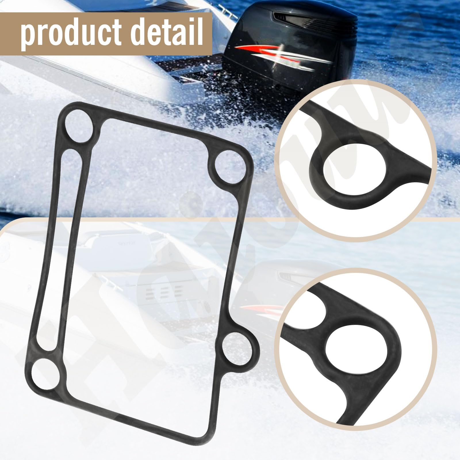 Haiouus 335236 Vapor Seal, Compatible with Johnson Evinrude 0335236 - for with Many 90-175 HP Evinrude and Johnson Outboard Mode