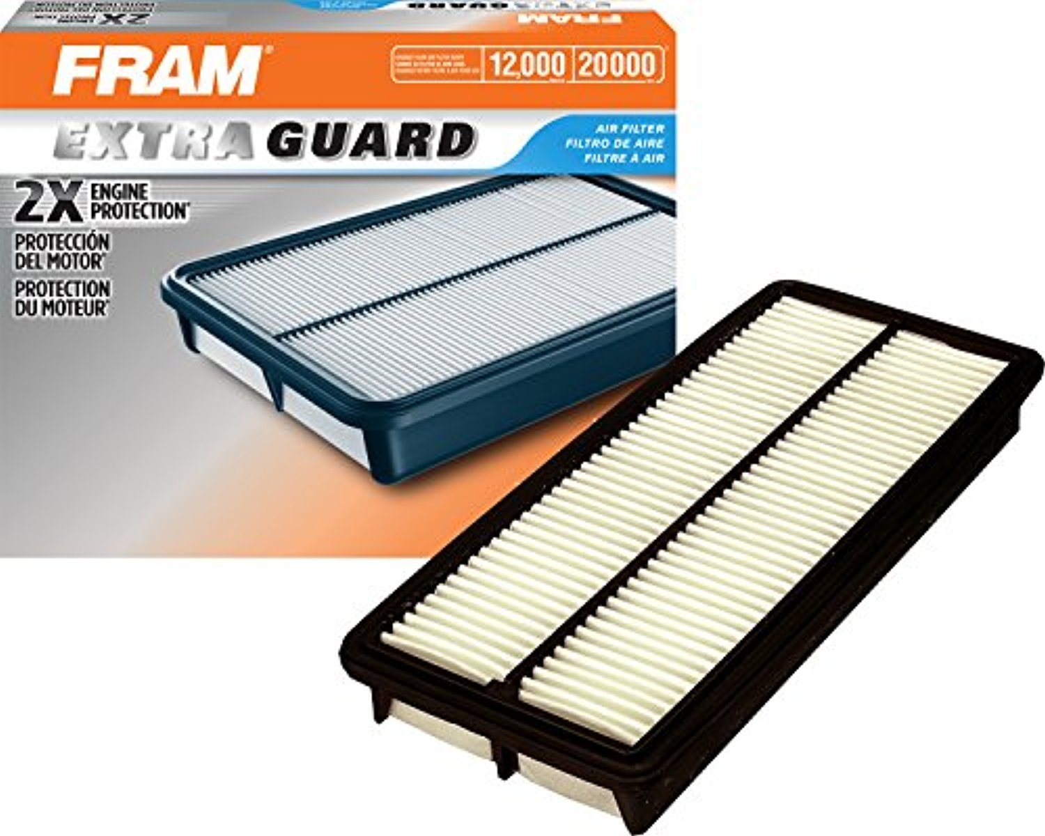 Fram Extra Guard Ca9600 Replacement Engine Air Filter For Select Honda And Acura Models, Provides Up To 12 Months Or 12,000 Mile