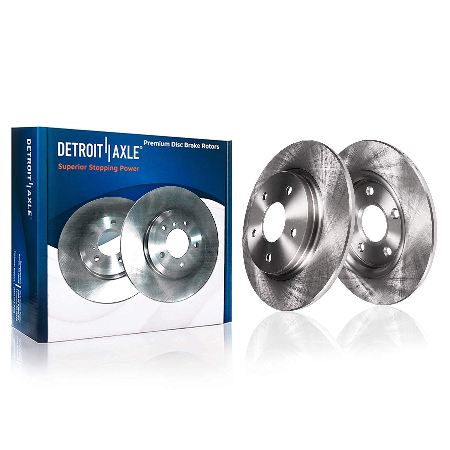 Detroit Axle - Brake Kit For 07-13 Nissan Altima Disc Brake Rotors 2007 2008 2009 2010 2011 2012 2013 Ceramic Brakes Pads Replac