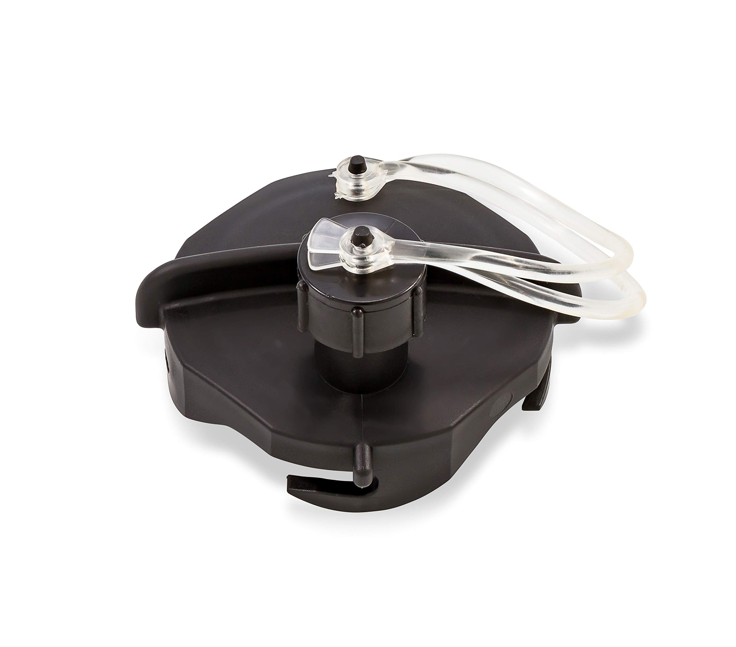 Camco 39463 Sewer Cap With Hose Connect, Black, 3/4''