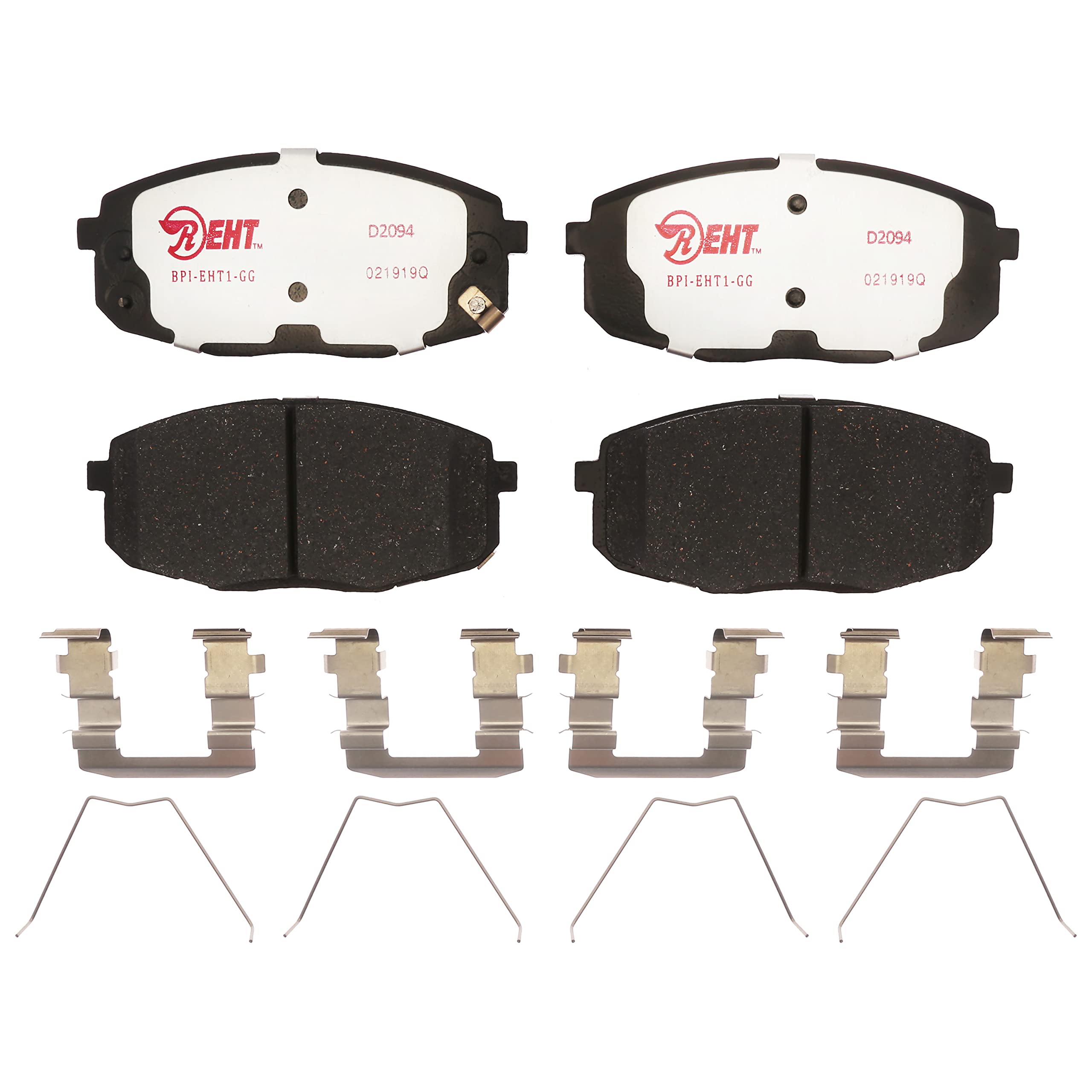 Raybestos Element3 Eht Automotive Replacement Front Brake Pad For Selected 2018-2020 Hyundai Elantra Gt, 2018-2023 Hyundai Kona,