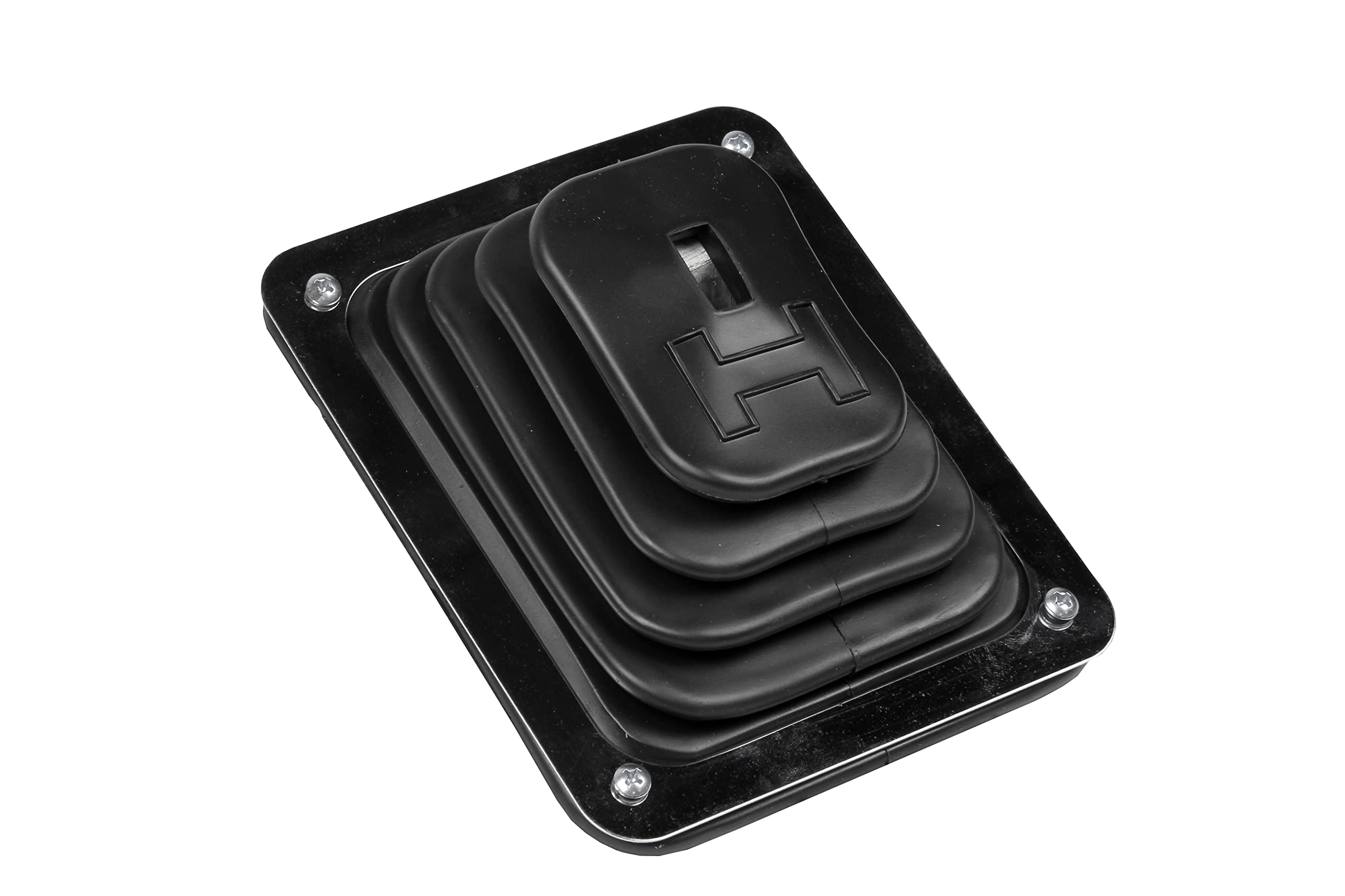 Hurst 1144580 B-4 Shifter Boot And Plate Kit , Black