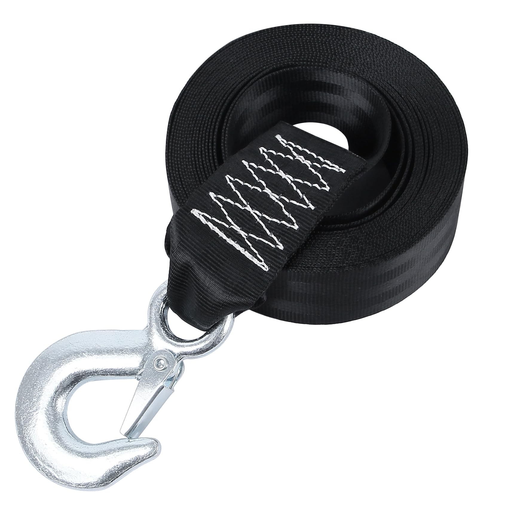 Boat Winch Strap With Hook 2'' X 20 Ft Winch Straps For Fishing Boat Trailer Winch Strap,10000 Lbs Boat Tow Strap For Towing Veh