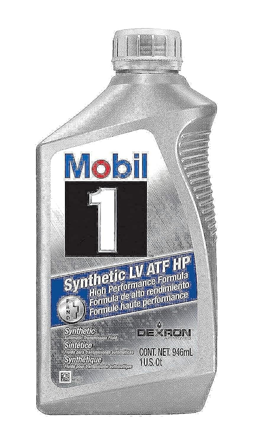 Mobil 1 Transmission Fluid, ATF, Synthetic, 1 qt, Each