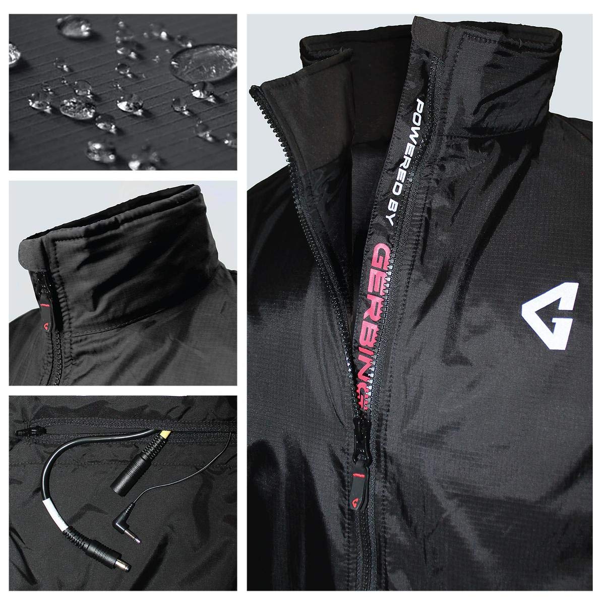 Gerbing Unisex 12V Heated Vest Liner, Wind-Resistant, Motorcycle, Powersports L