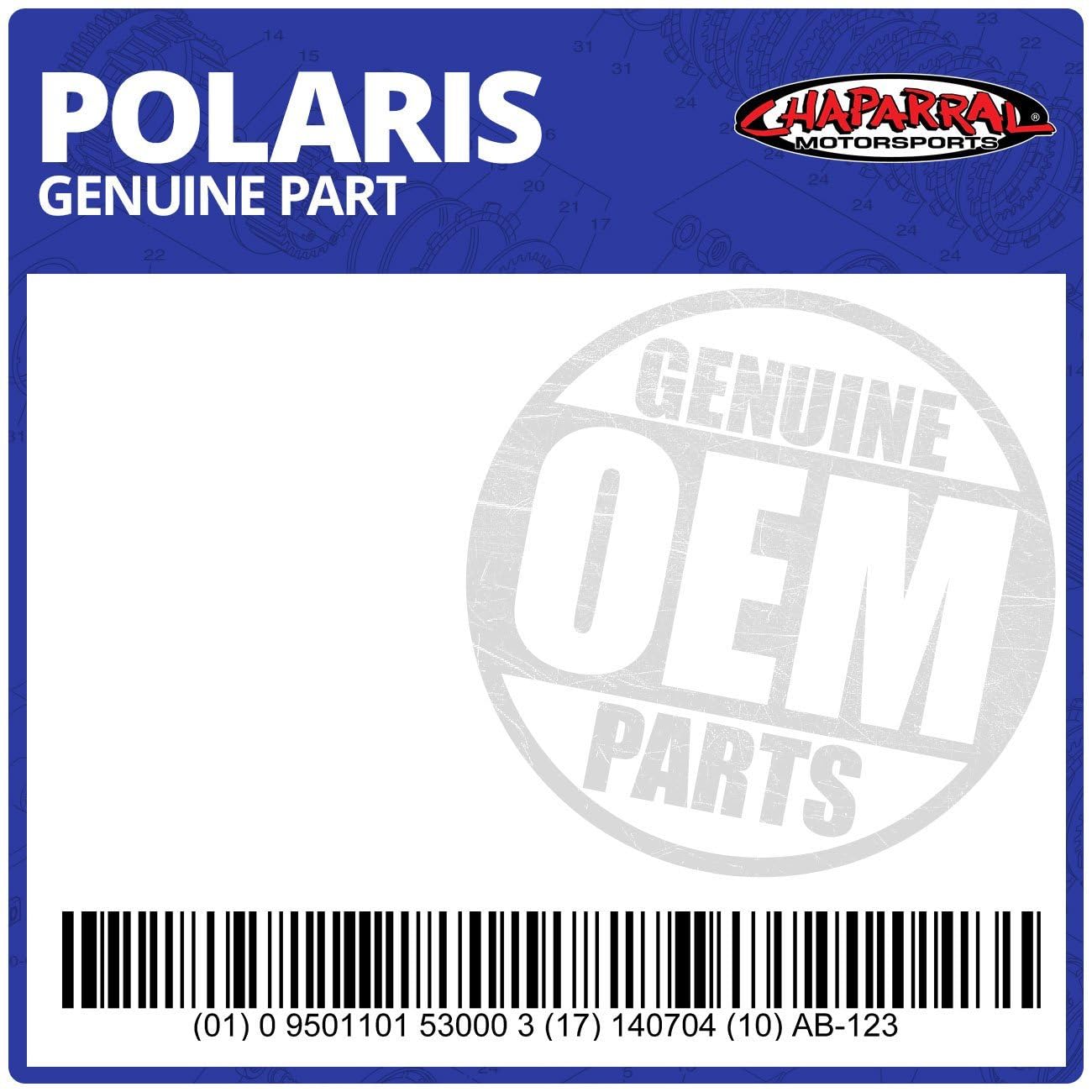 Polaris Oil Drain Plug, for Specific Sportsman ATV and RZR Models, Genuine OEM - Part 0452368