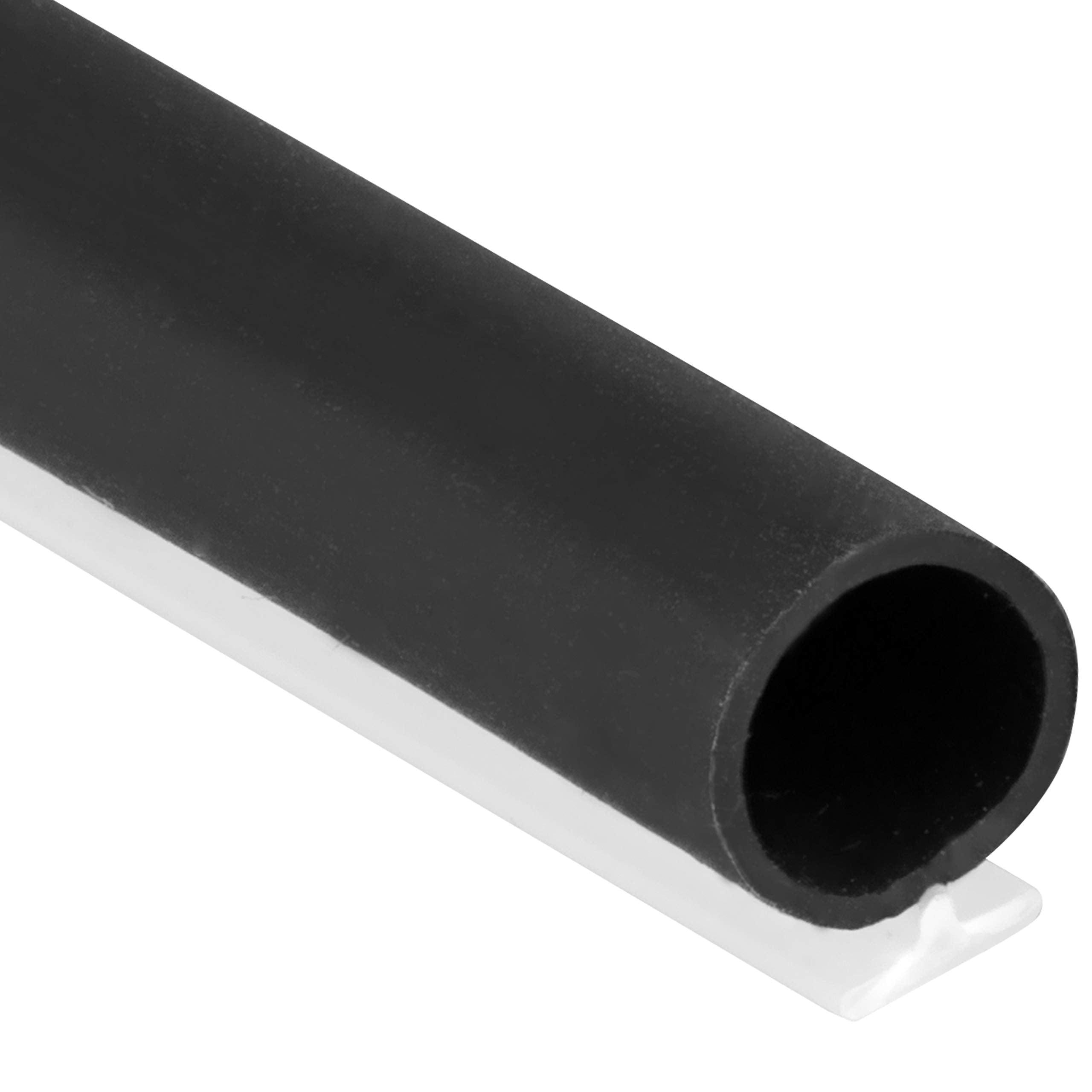 T-Slot Mount Window Weatherstrip Seal 5/16' Bulb Bubble For 3/16' Slot Receptacle 3 Colors & 5 Length Options (100', Black)