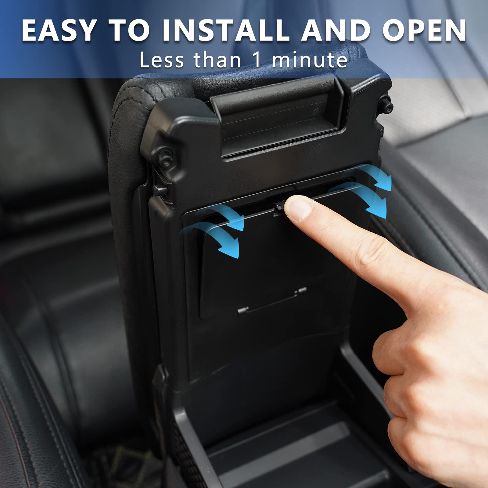 CarQiWireless Center Console Organizer for Honda Civic 2016-2021, Plastic, Small Box, Model CT000065