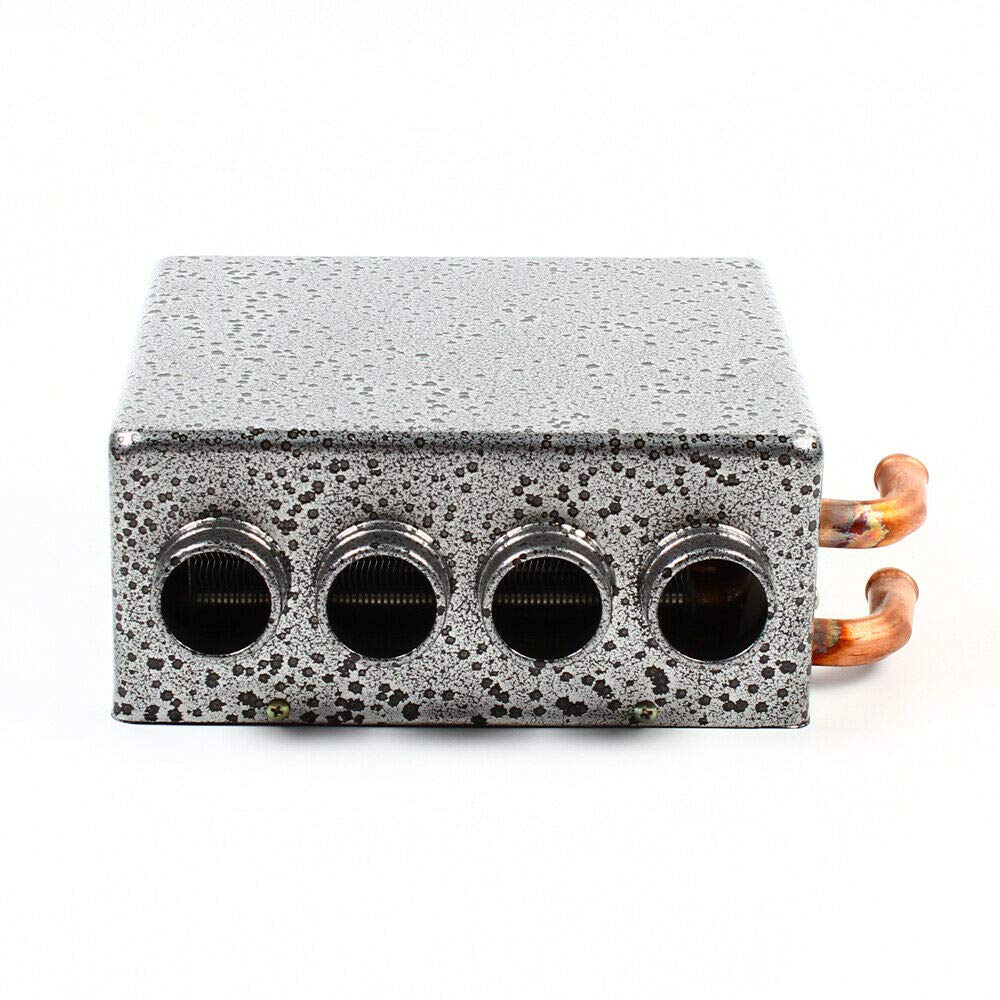 Sallurmose 12V Universal Auxiliary Heater - Underdash Heat with Speed Switch, Size: 23x21x10cm, Grey, Model: DNESTUS A585