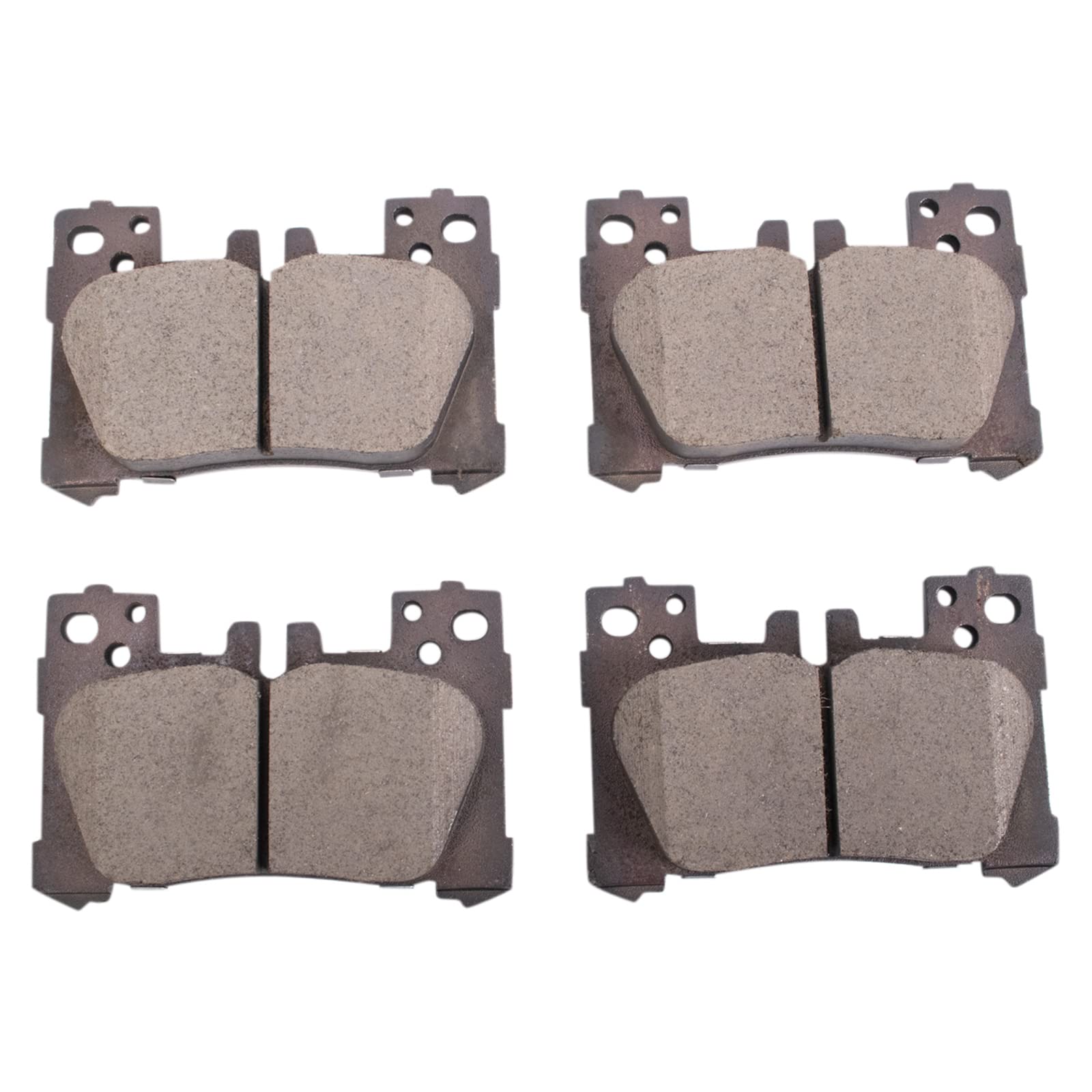 TRQ Rear Brake Pads Ceramic Compatible with 2018-2020 Lexus LC500 LC500h LS500 2019 LS500h