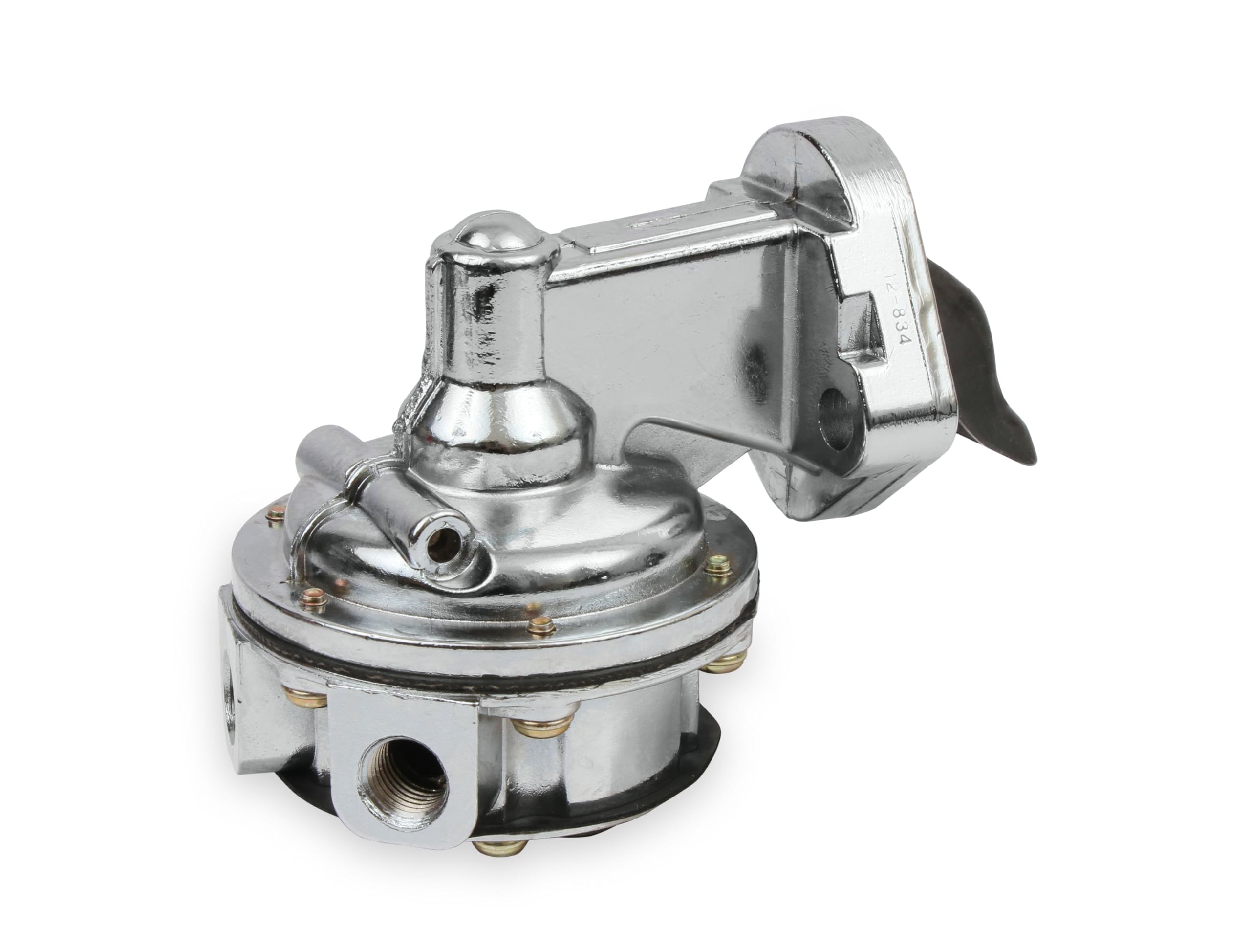 Holley 12-834 Mechanical Fuel Pump - 80 GPH, Aluminum, Silver Finish
