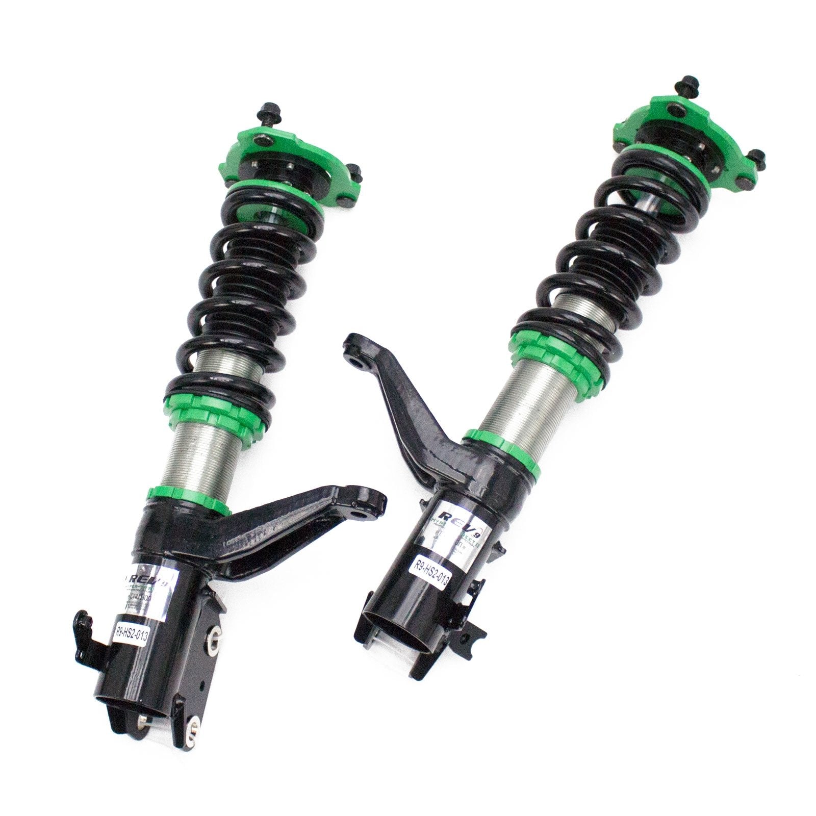Rev9 R9-HS2-013_2 Hyper-Street II Coilover Suspension Lowering Kit, Mono-Tube Shock w/ 32 Click Rebound Setting, Full Length Adj