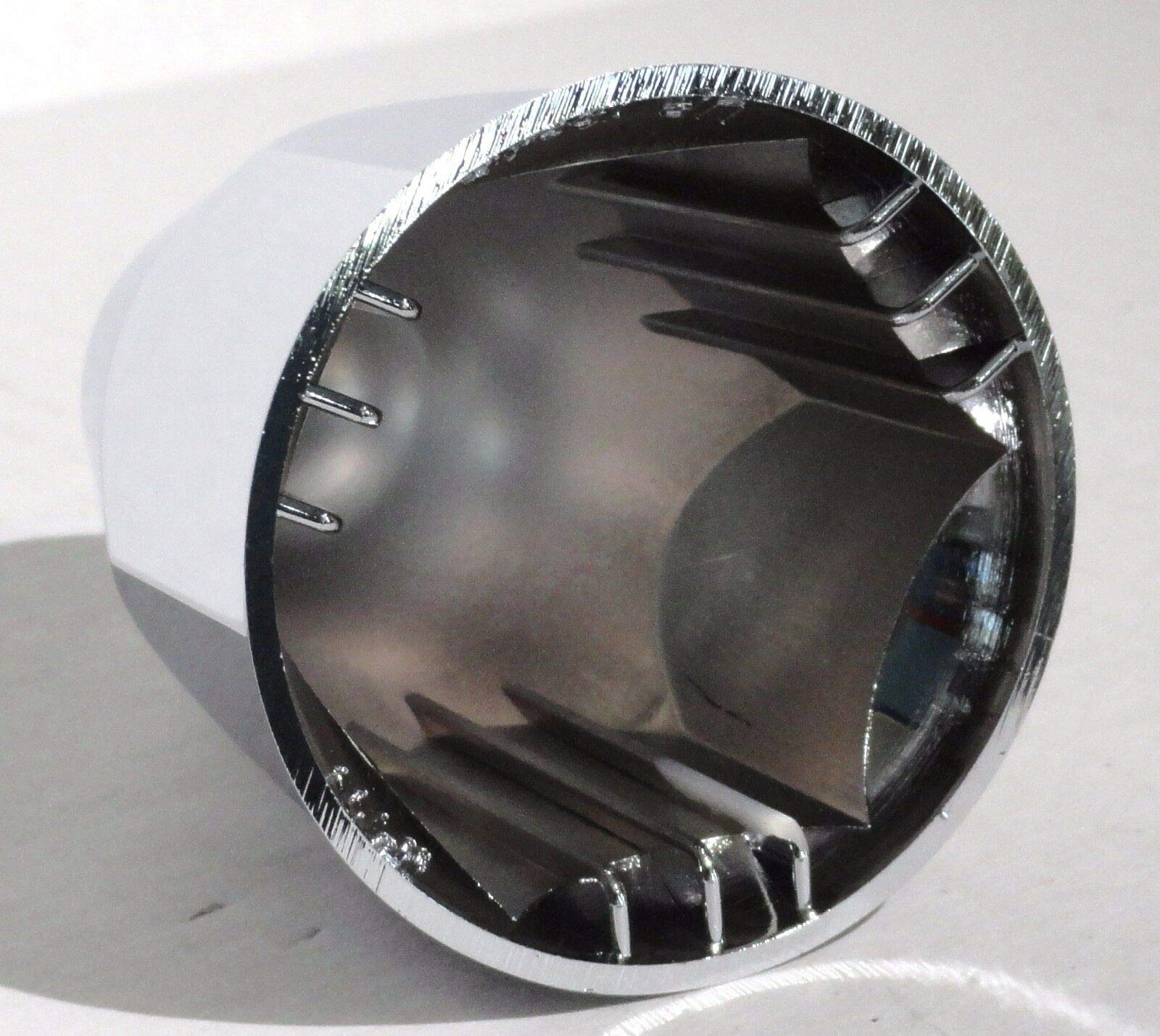 United Pacific 10045 Wheel Lug Nut Cover Set, 1-1/2'' x 2-3/4'', Chrome, Plastic, Bullets, Push-On Style