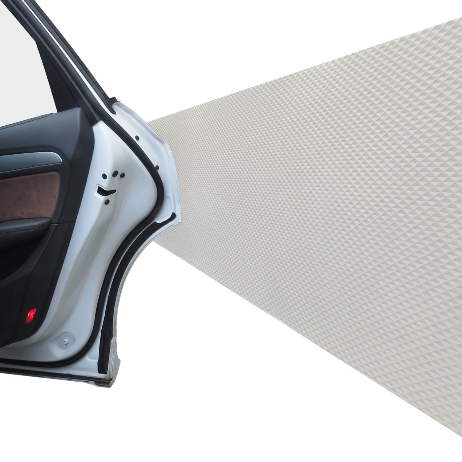 Ampulla Water Resistance Garage Wall Protector, Designed In German (1/4'' Thickness White)