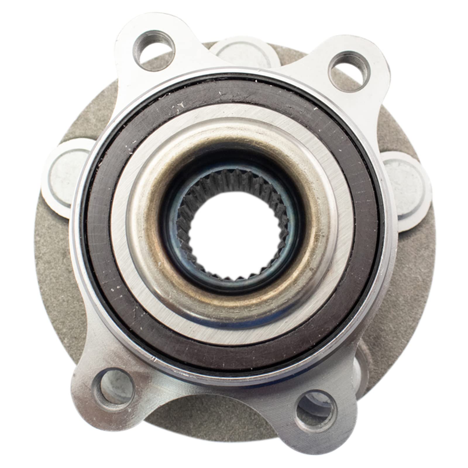 Trq Front Left Right Rear Wheel Hub Bearing Assembly Driver Passenger Side Compatible With 2015-2023 Ford Edge 2017-2019 Fusion