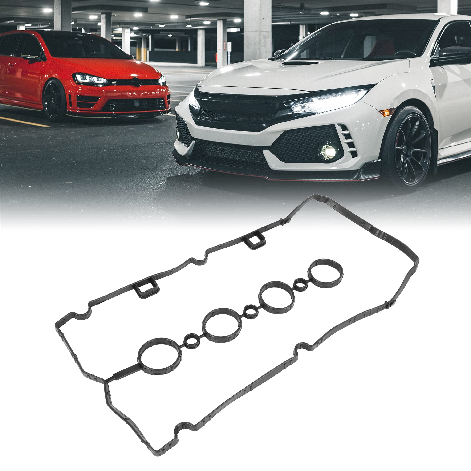 X AUTOHAUX Engine Valve Cover Cylinder Head Gasket 55354237 VS50779R for Chevy Cruze 1.8L 2011-2015 for Chevy Aveo 1.6L 2009-201