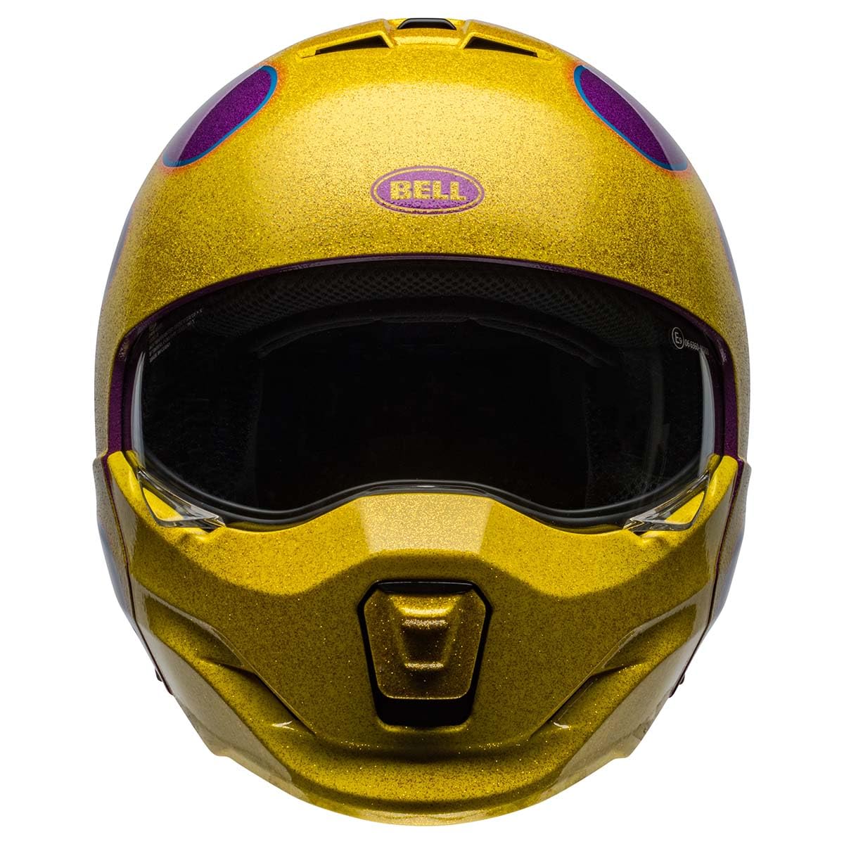 Bell Broozer Helmet (Gloss Ignite Purple/Yellow - Medium)