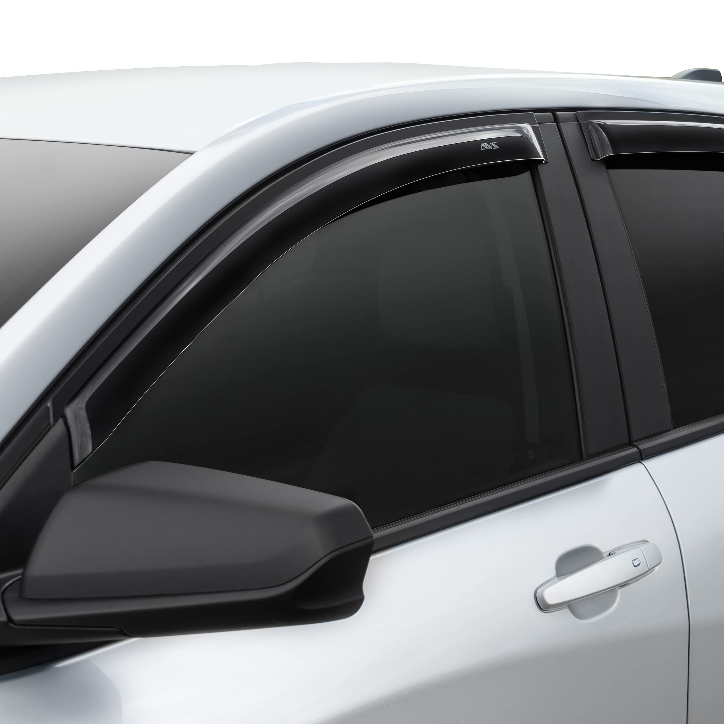 Auto Ventshade [Avs] Outside Mount Ventvisor / Window Deflectors | Fits 2020 - 2024 Ford Explorer, 4 Pcs. | Smoke - 94332