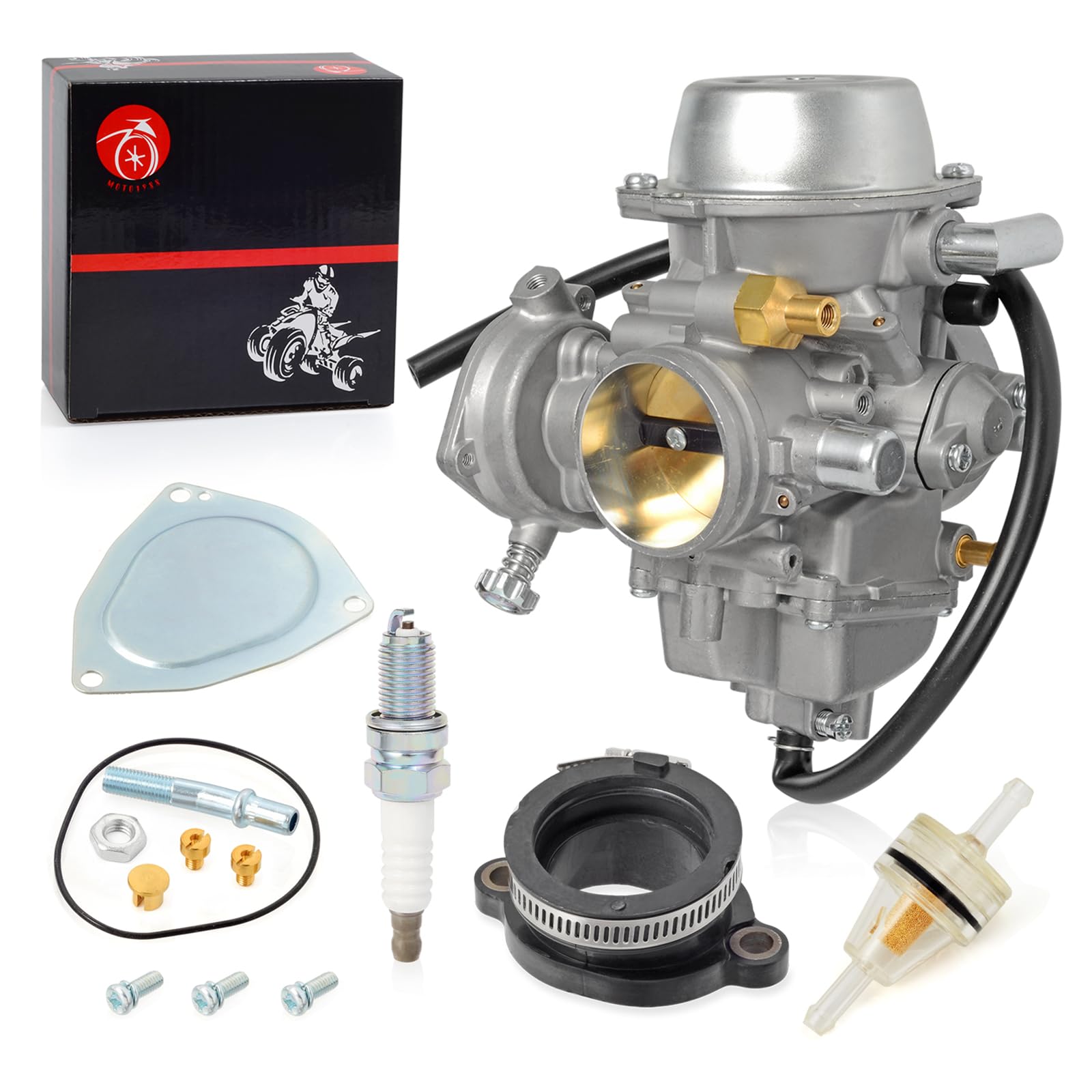 Carburetor Carb & Intake Manifold For Polaris Outlaw 500 Predator 500 2003 2004 2005 2006 2007