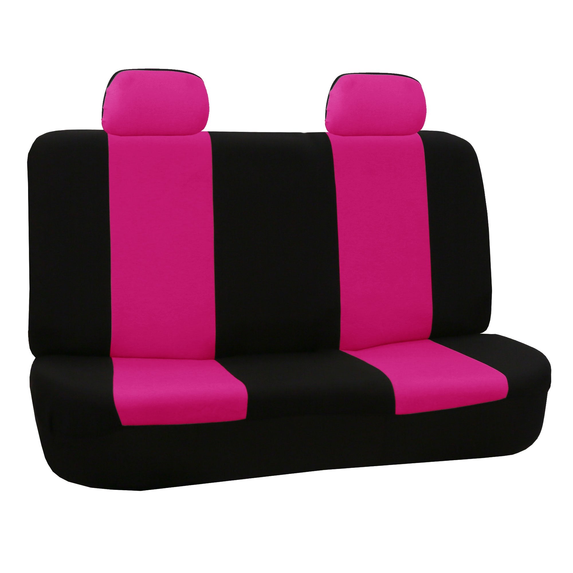 Fh Group Car Seat Cover Rear Seat Cover For Back Seat Cloth - Universal Fit For Cars With Solid Bench, Pink Car Seat Protector F