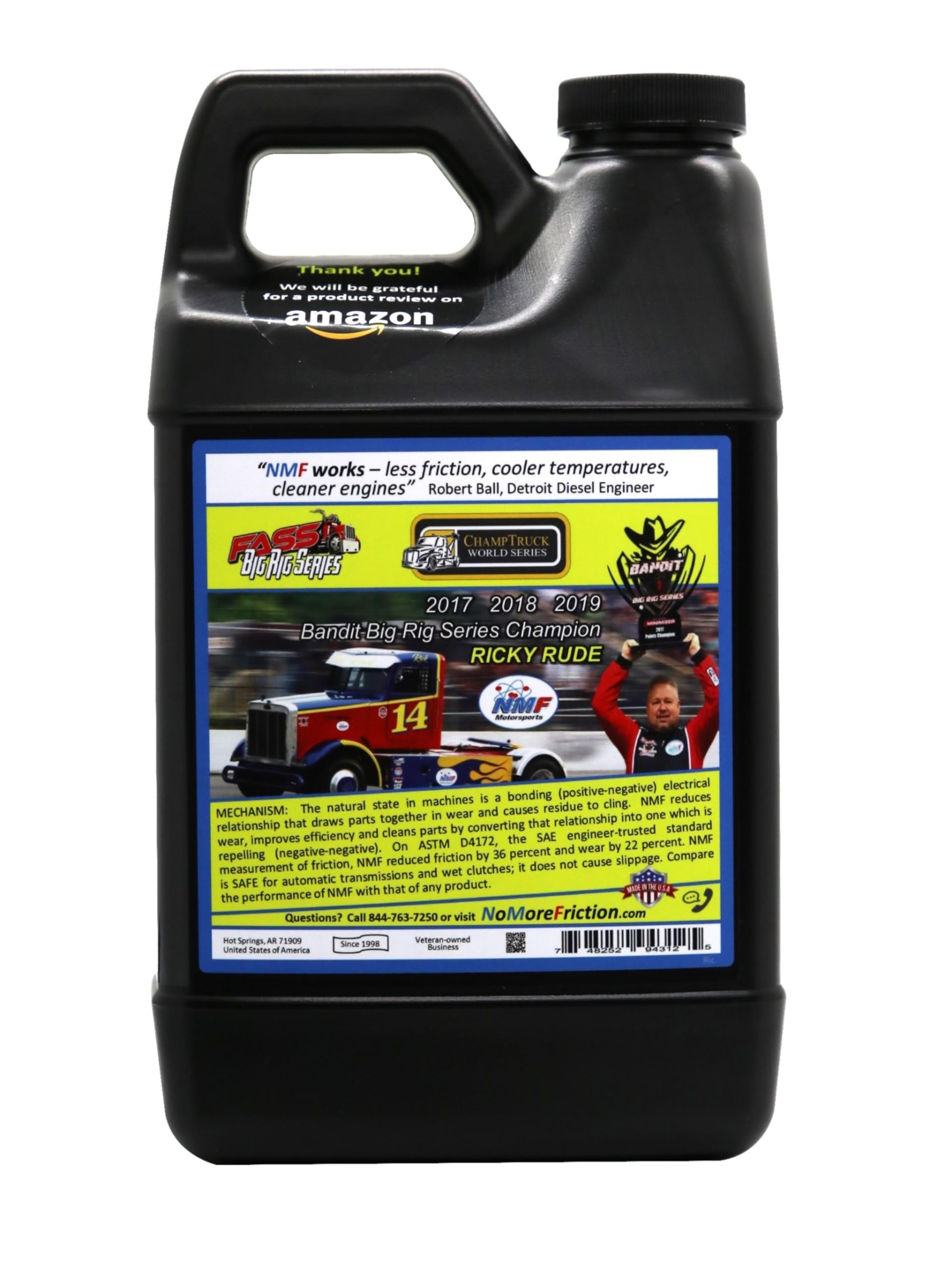 GoNMF NMF Ionic Friction Reducer - 64 oz for 16 Engines, Model 1