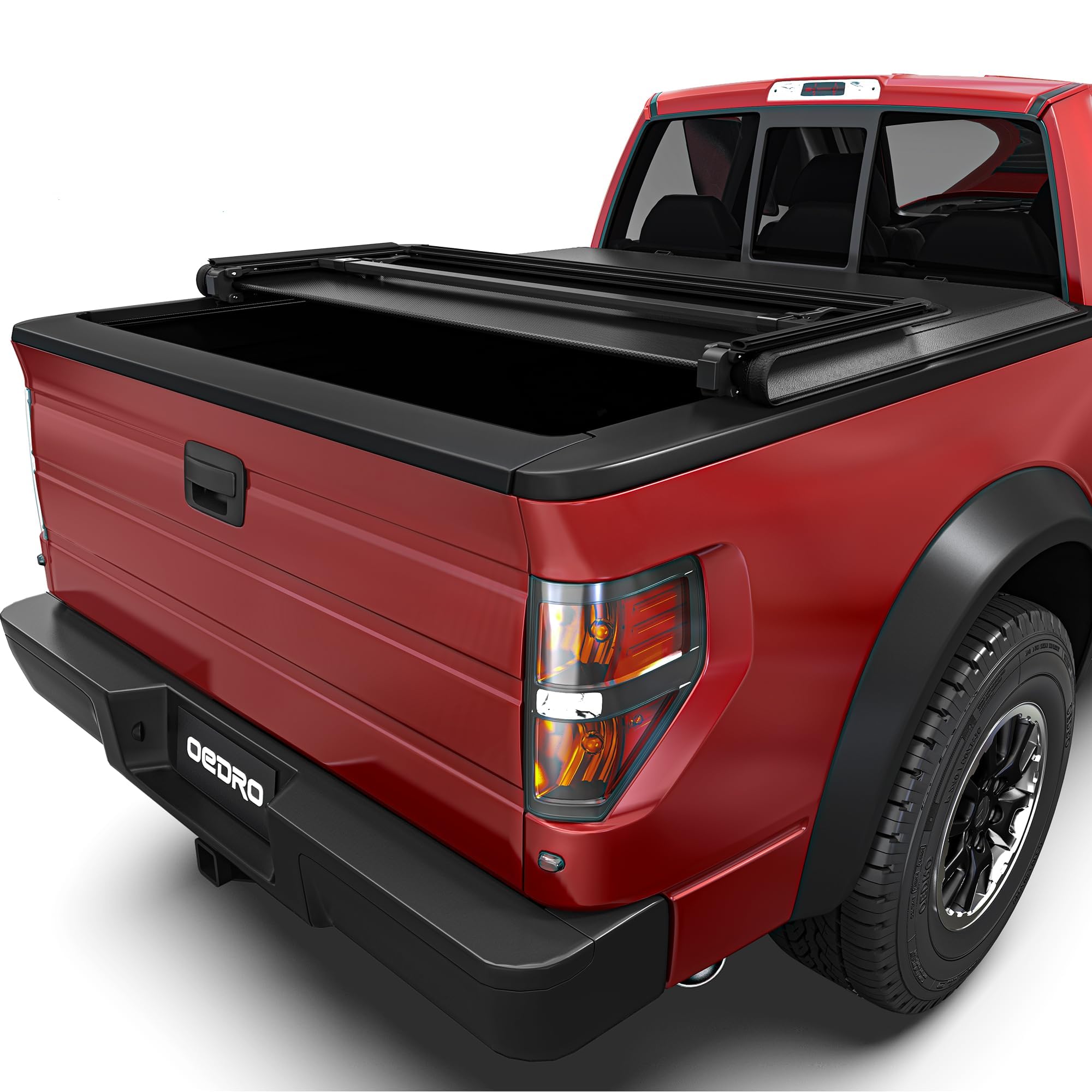 Oedro Upgraded Tri-Fold Truck Bed Tonneau Cover Compatible With 2015-2025 Ford F-150 F150 5.5 Feet Bed