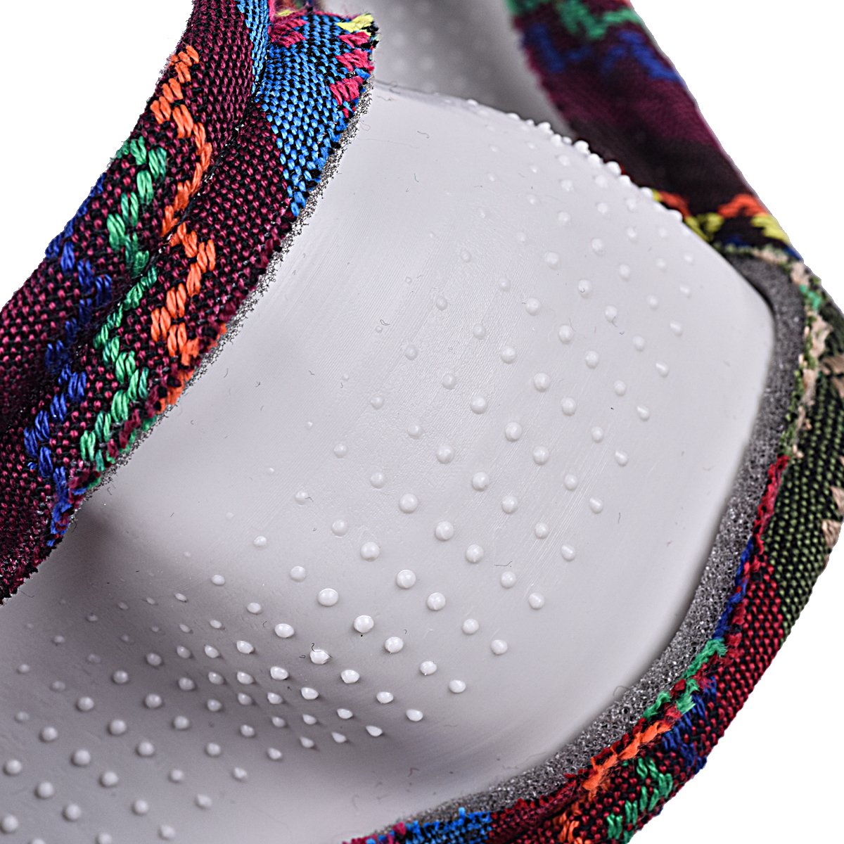 CAR PASS Boho Ethnic Flax Cloth Steering Wheel Cover, Anti-Slip, Fits 14.5-15 inches, Universal for Cars, SUVs, Vans