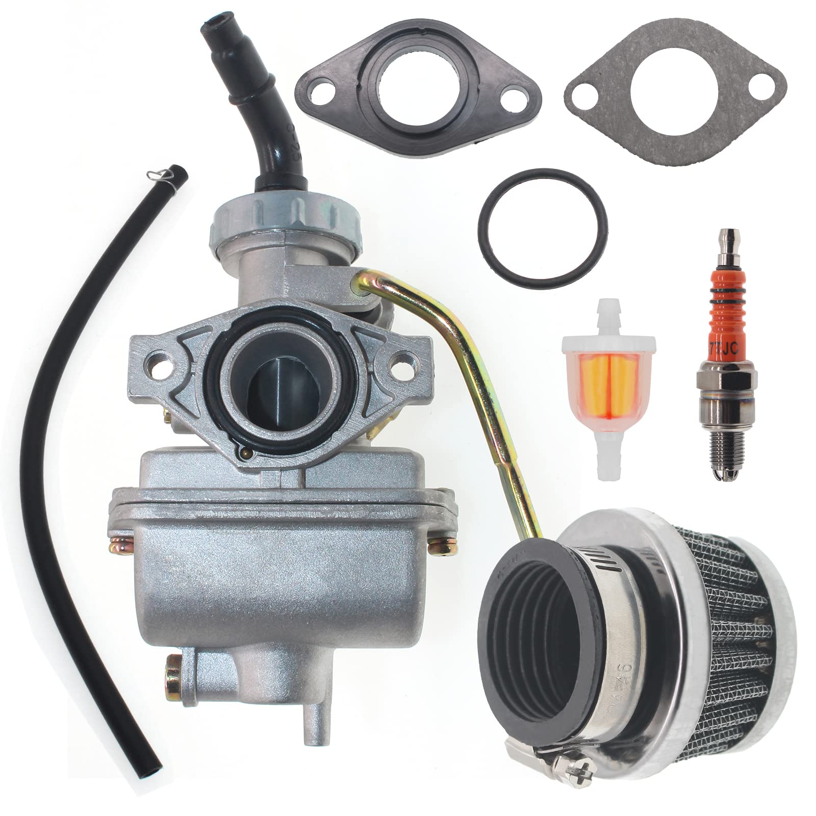 Pz20 Carburetor For Tao Tao 125 110 90 70 50 Atv Carburetor Compatible With Atv Dirt Bike Baja Kazuma Go Kart 4-Stroke Engine