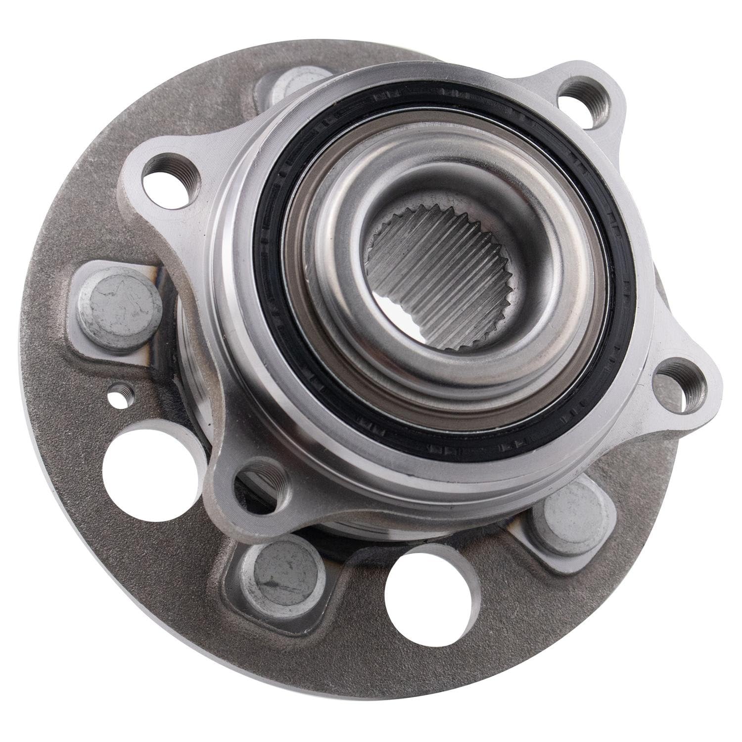 Trq Driver & Passenger Side Wheel Hub Bearings Assembly Set Compatible With 2019-2022 Genesis G70 2018-2019 Kia Stinger