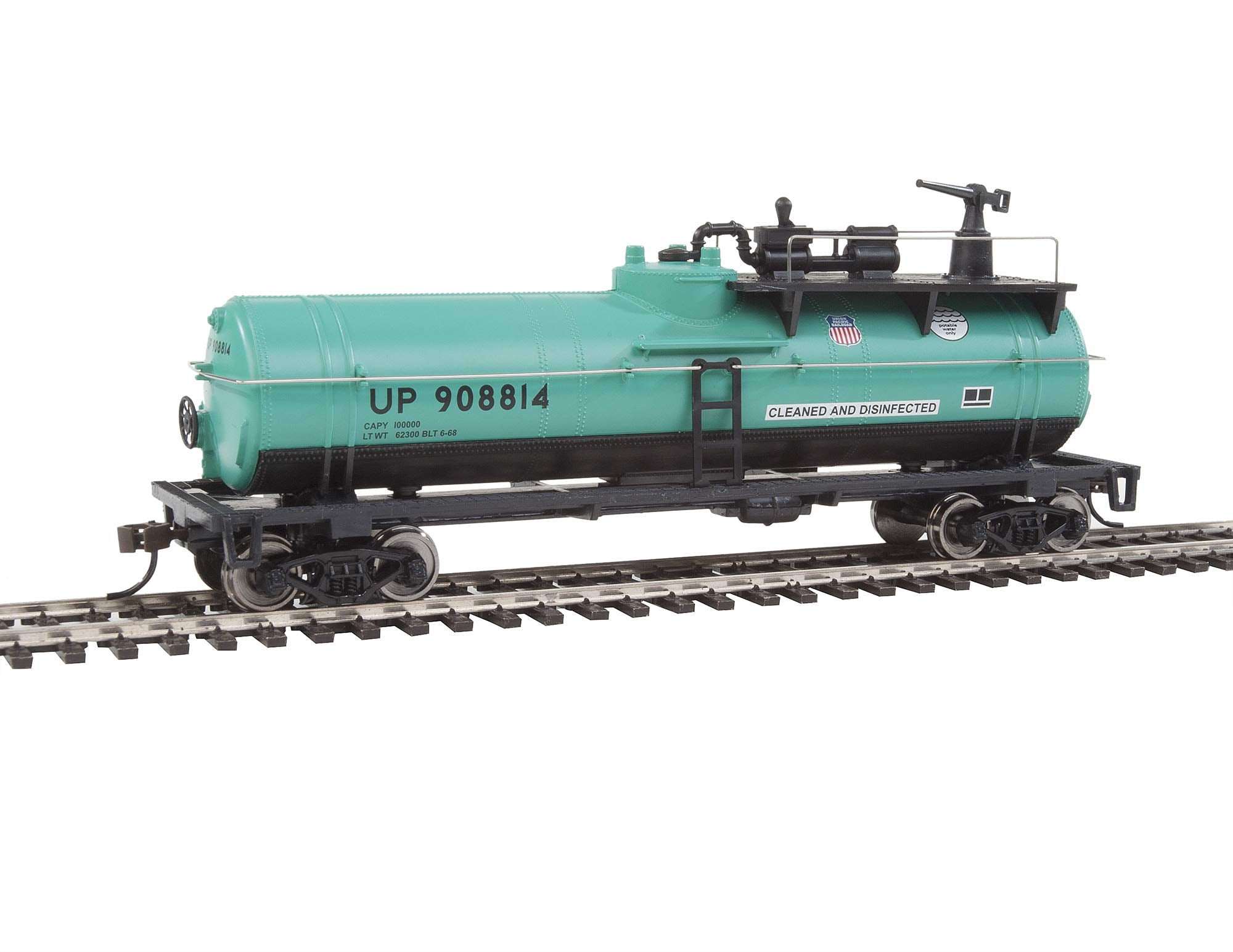 Waltherstrainline Ready To Run Union Pacific #908814 Firefighting Car, Green/Black, Up