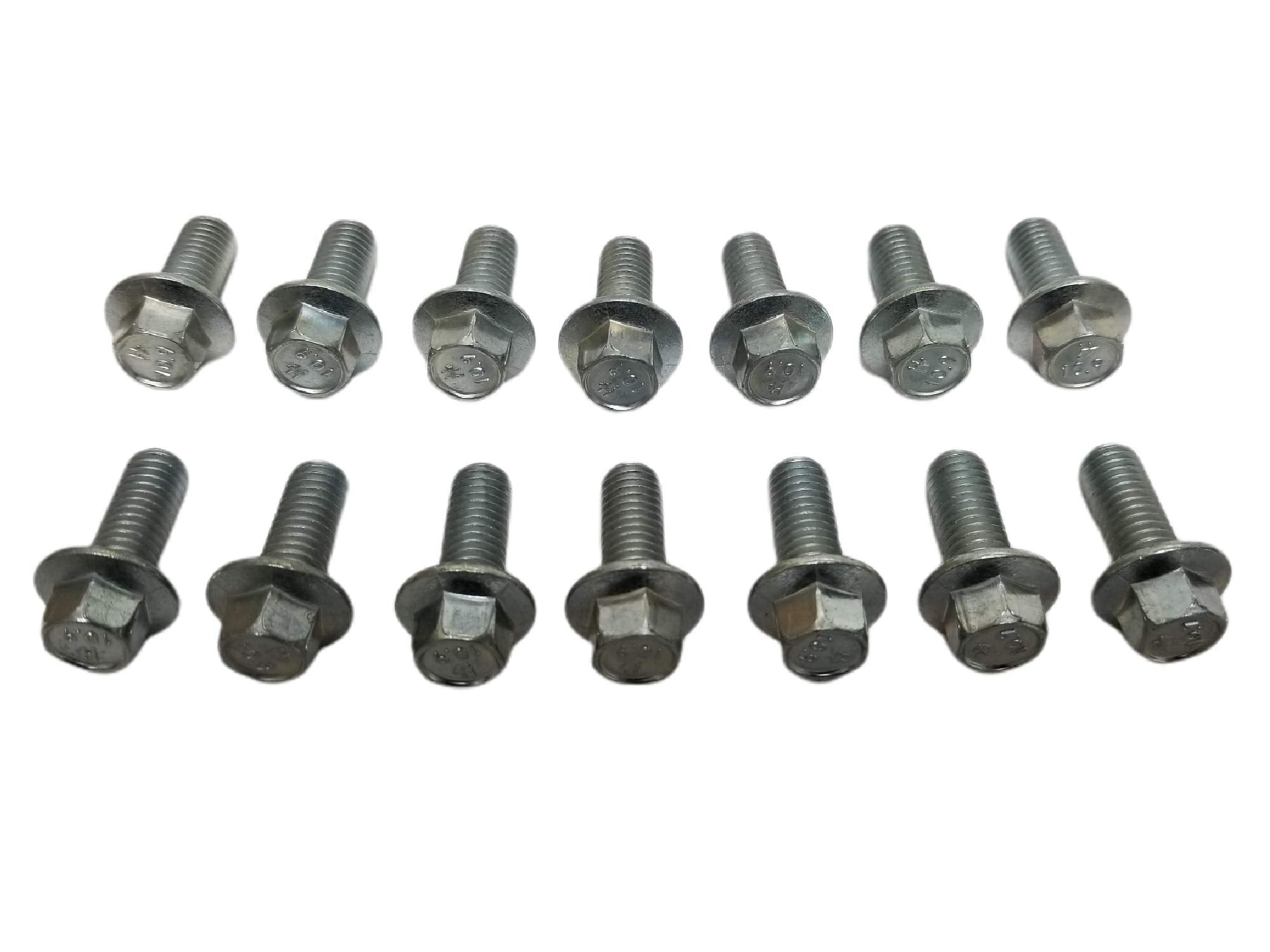 Z Whip Metric 14pc Differential Cover Bolt Kit M8-1.25x20MM Flange Bolts Compatible With 1998-Current Chevrolet GMC Silverado Si