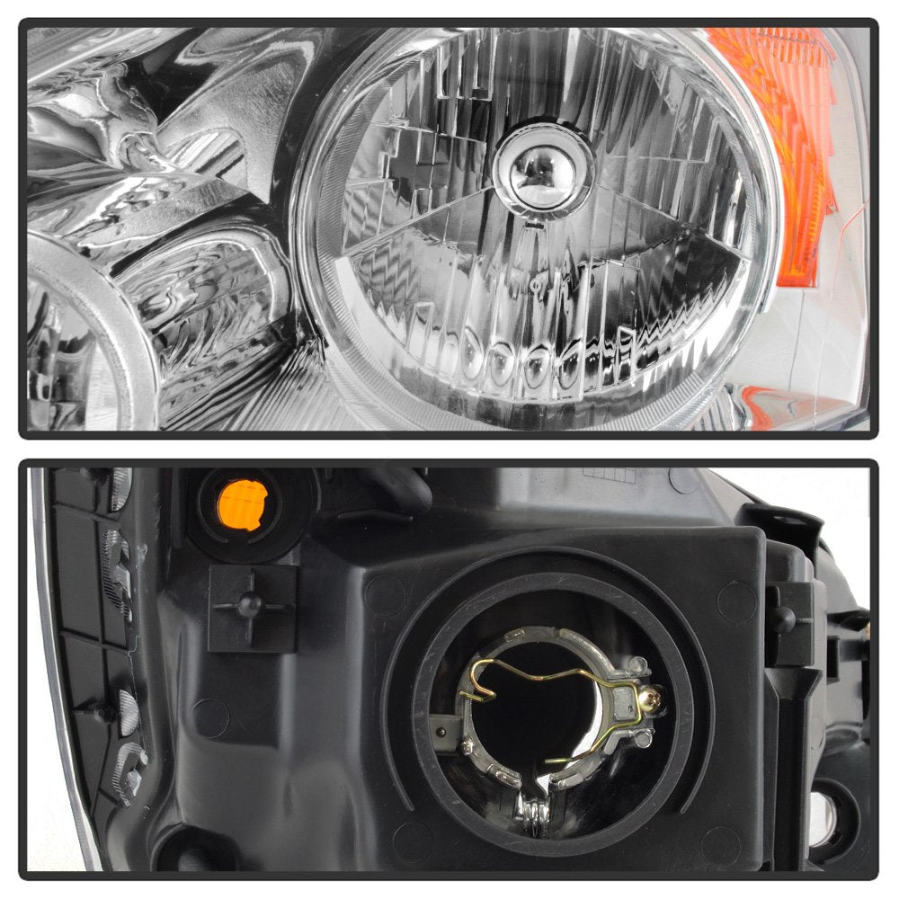 Acanii - For 2007-2011 Honda Cr-V Crv Headlight Headlamp Front Light Lamp Assembly Replacement - Left Driver Side Only