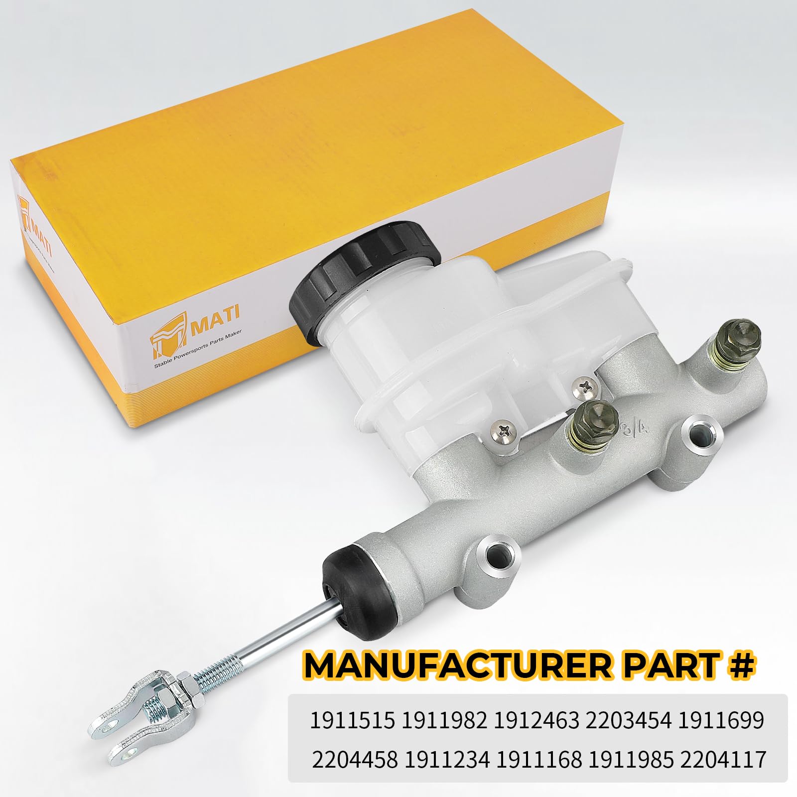 M MATI Brake Tandem Master Cylinder for Polaris Ranger 400 500 570 800 900 1000 RZR 570 800 900 1000 ACE 325 570 900 General 100