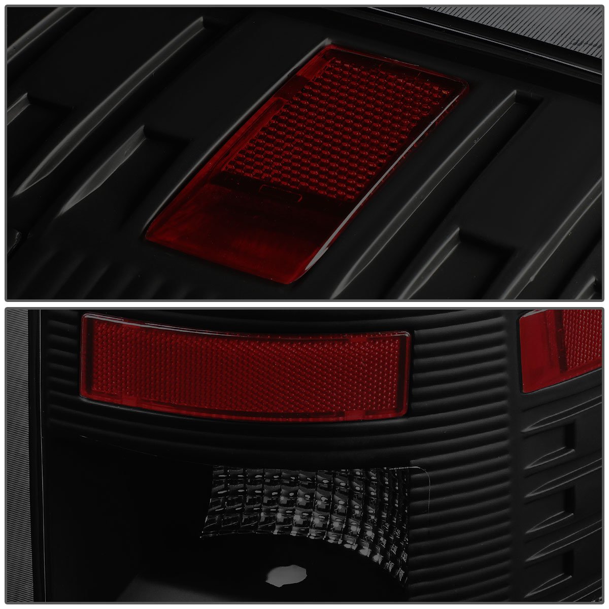 Dna Motoring Tl-Dram09-Led-3D-Bk-Sm Led 3D Tail Light Assembly Driver & Passenger Side [Compatible With 09-17 Dodge Ram 1500 250