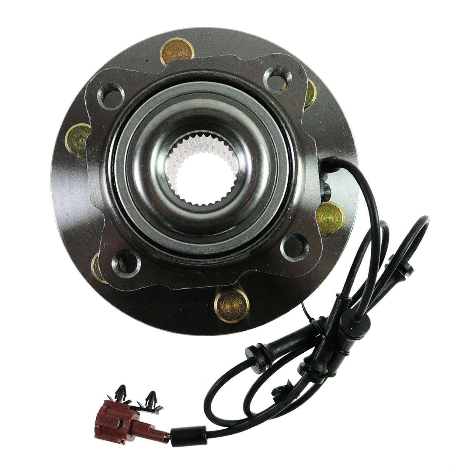Trq Rear Wheel Bearing & Hub Assembly With Abs Sensor Compatible With 2004-2010 Infiniti Qx56 2005-2012 Nissan Armada 2004 Pathf
