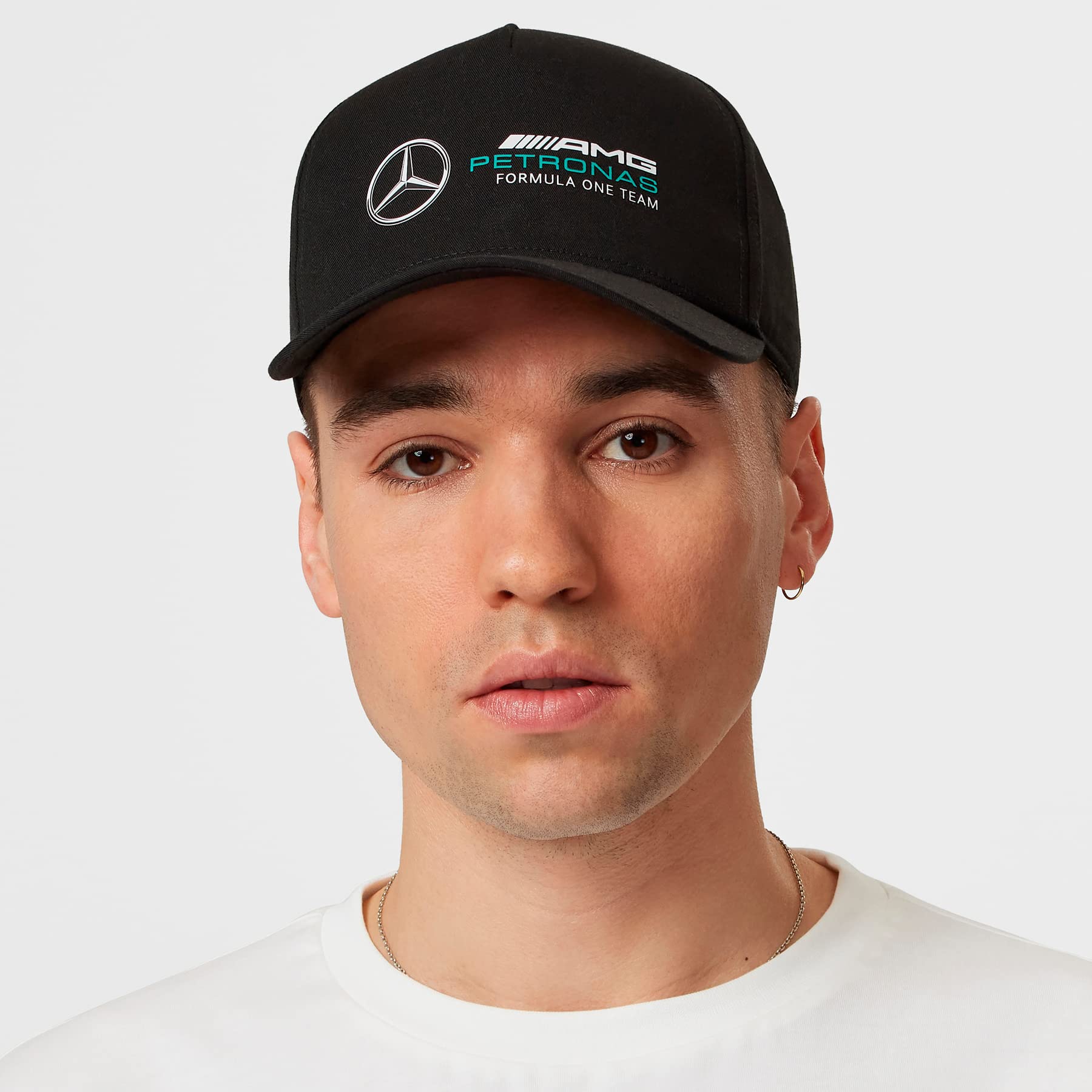 Mercedes AMG Petronas Racer Hat - Black - Unisex - One Size - Cotton Casquette de Course