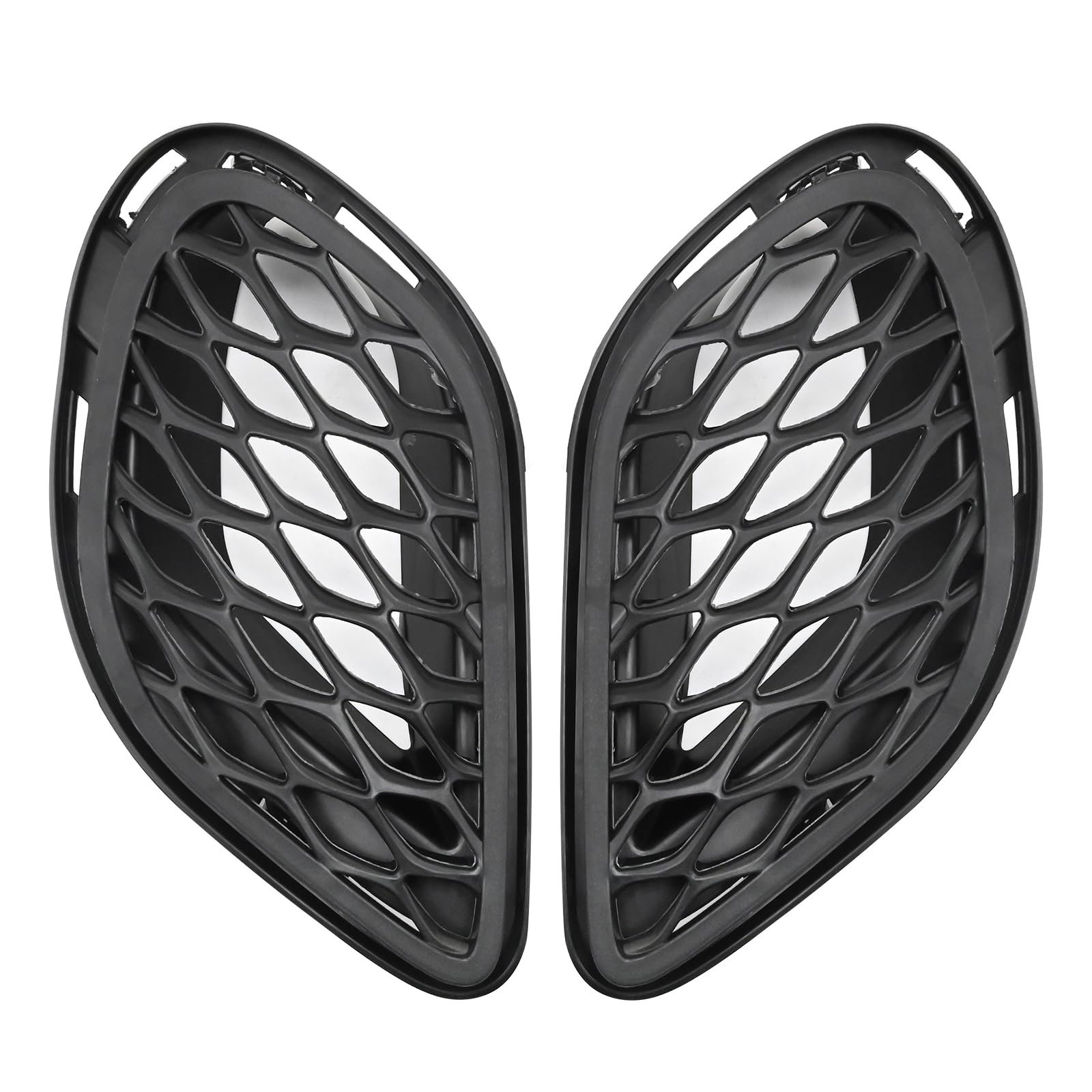 Saihisday 68280492AA Bumper Fog Light Grille Cover Bracket Kit Left and Right Side, Replacement for Dodge Charger GT 2018-2022 C