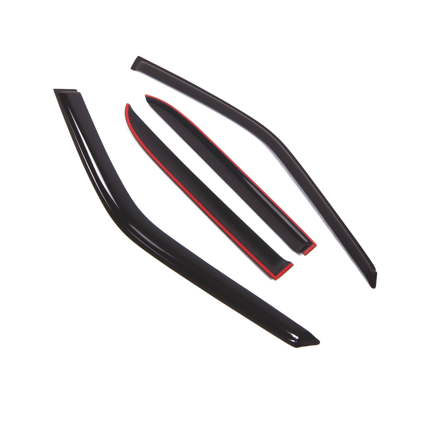 Tuningpros Outside Mount Window Vent Visors Rain Guards Compatible With Suzuki Vitara 1999-2005 | Side Window Wind Deflectors Ra