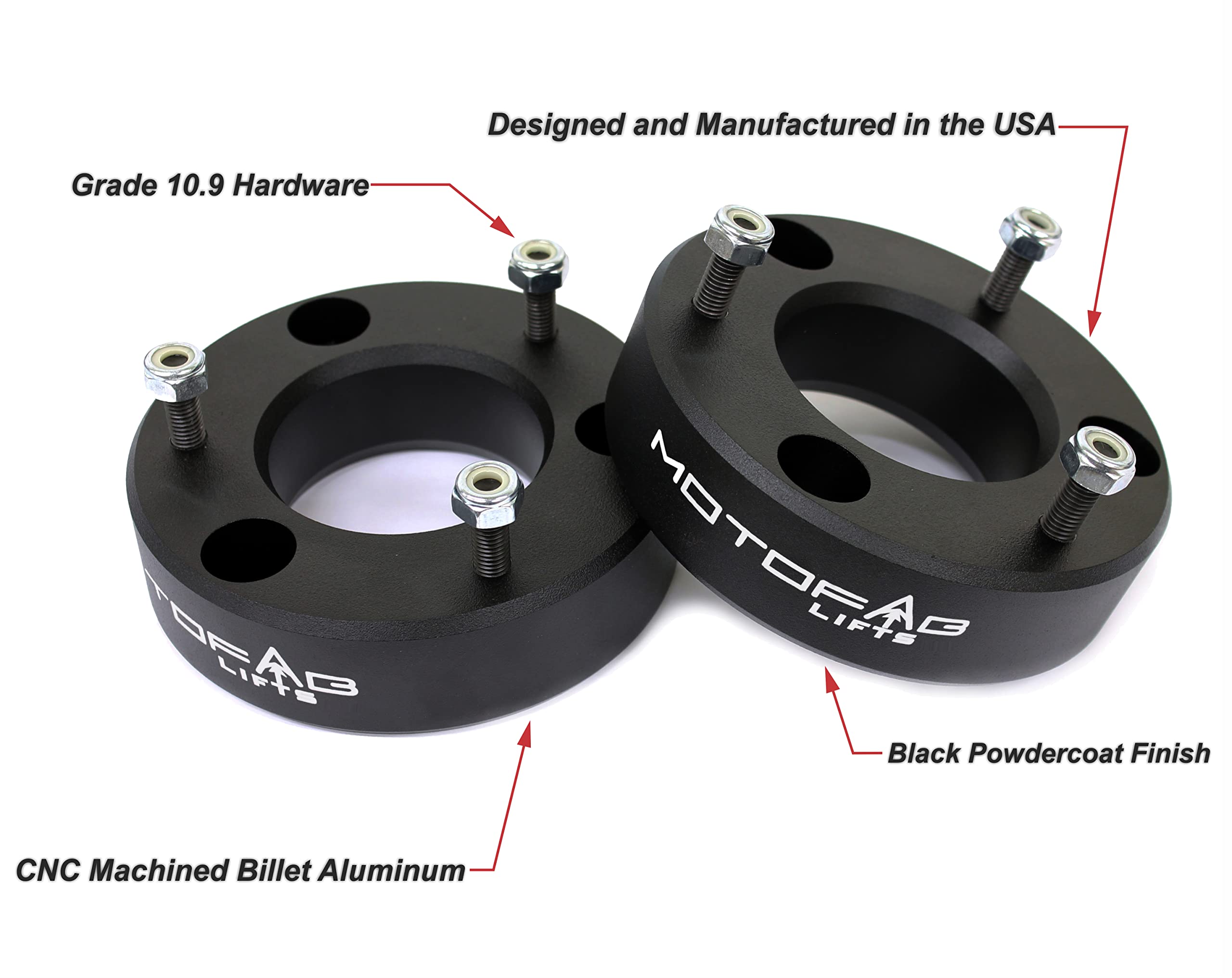 Motofab Lifts Ch-2.5-2.5 In Front Leveling Lift Kit That Is Compatible With Chevy/Gmc Pickup